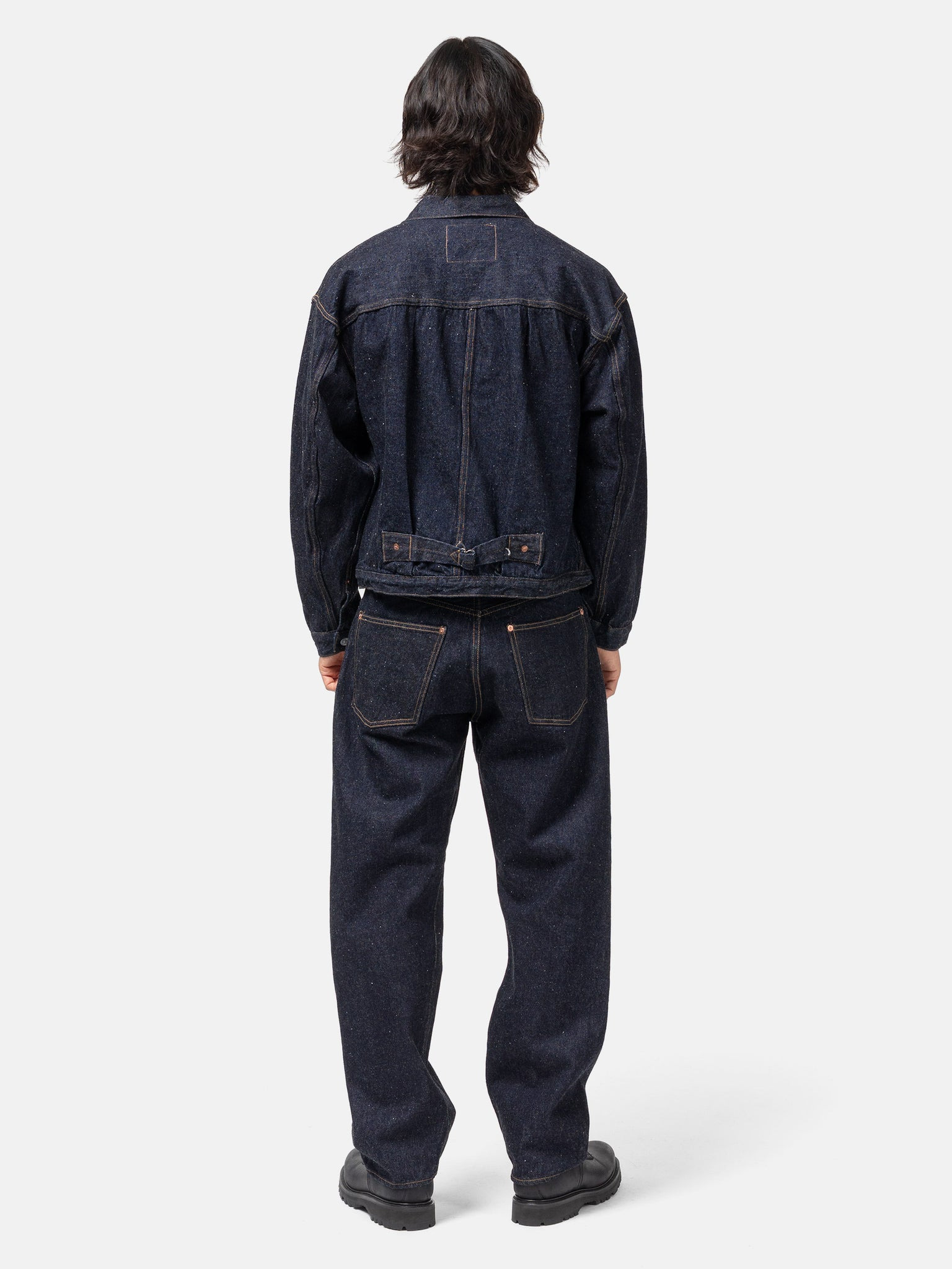 1930 Straight Denim Pants Indigo One Wash - 4