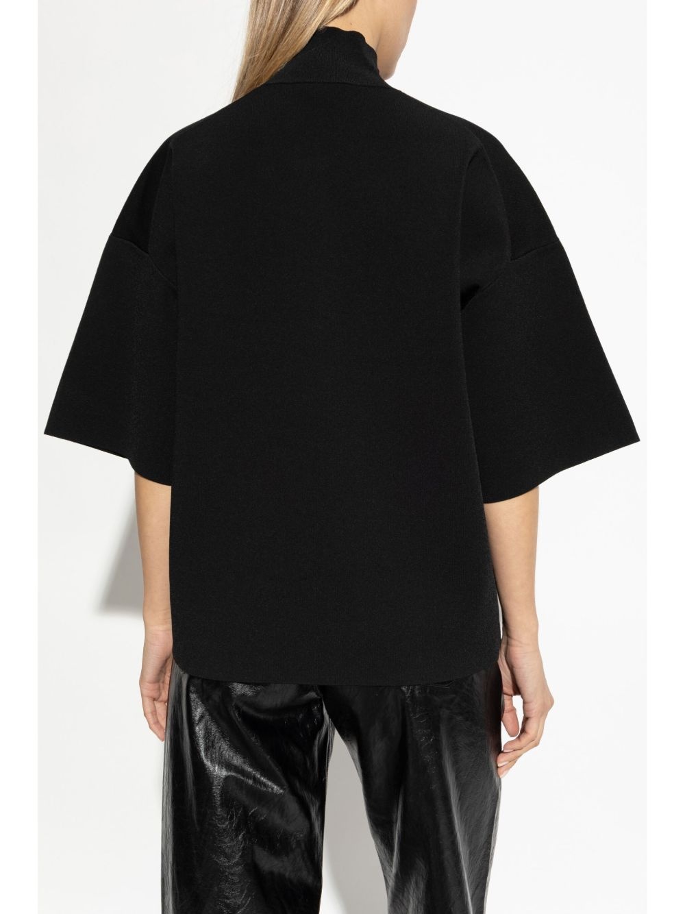 high-neck T-shirt - 4