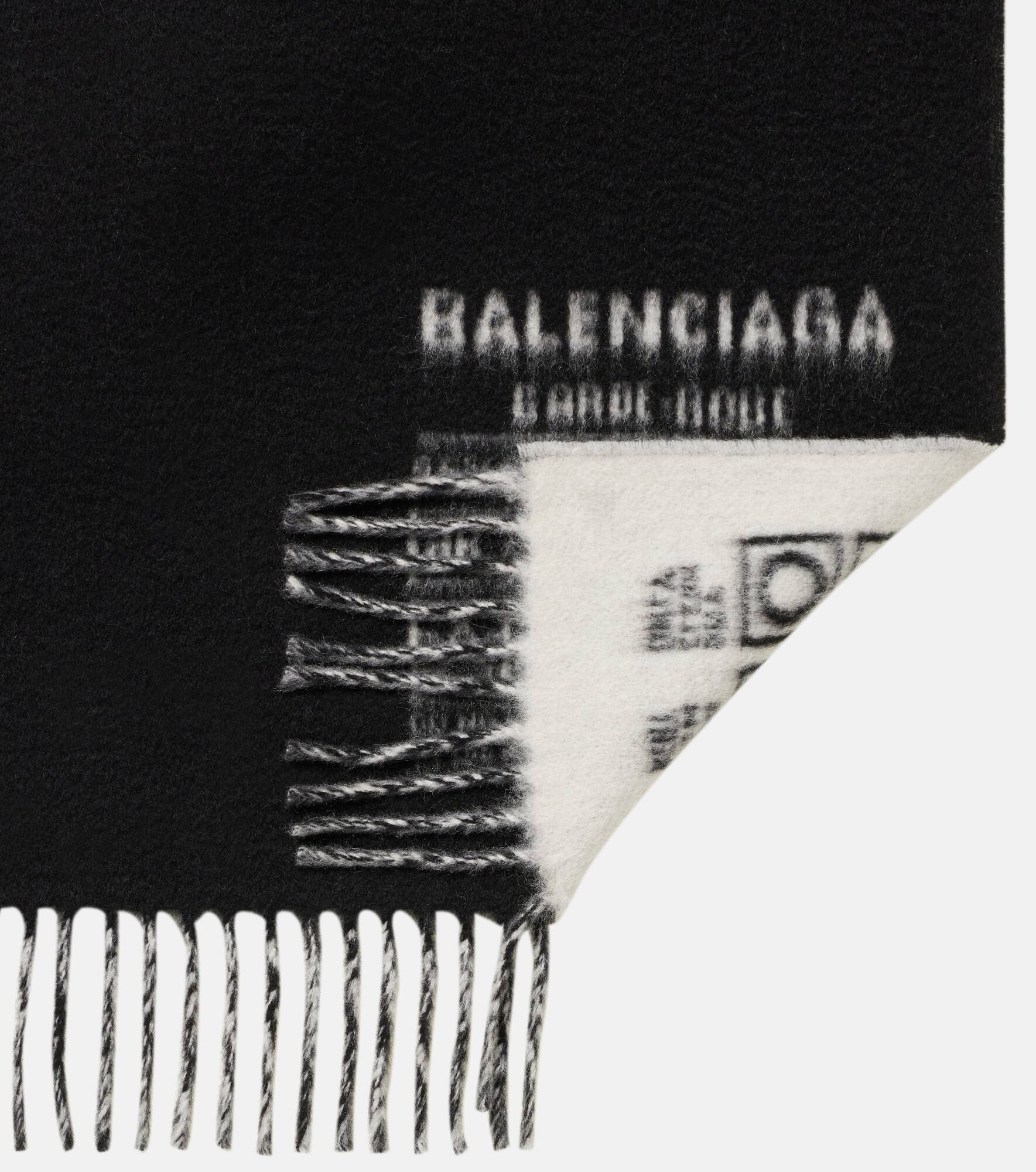 Cashmere and wool scarf - 5