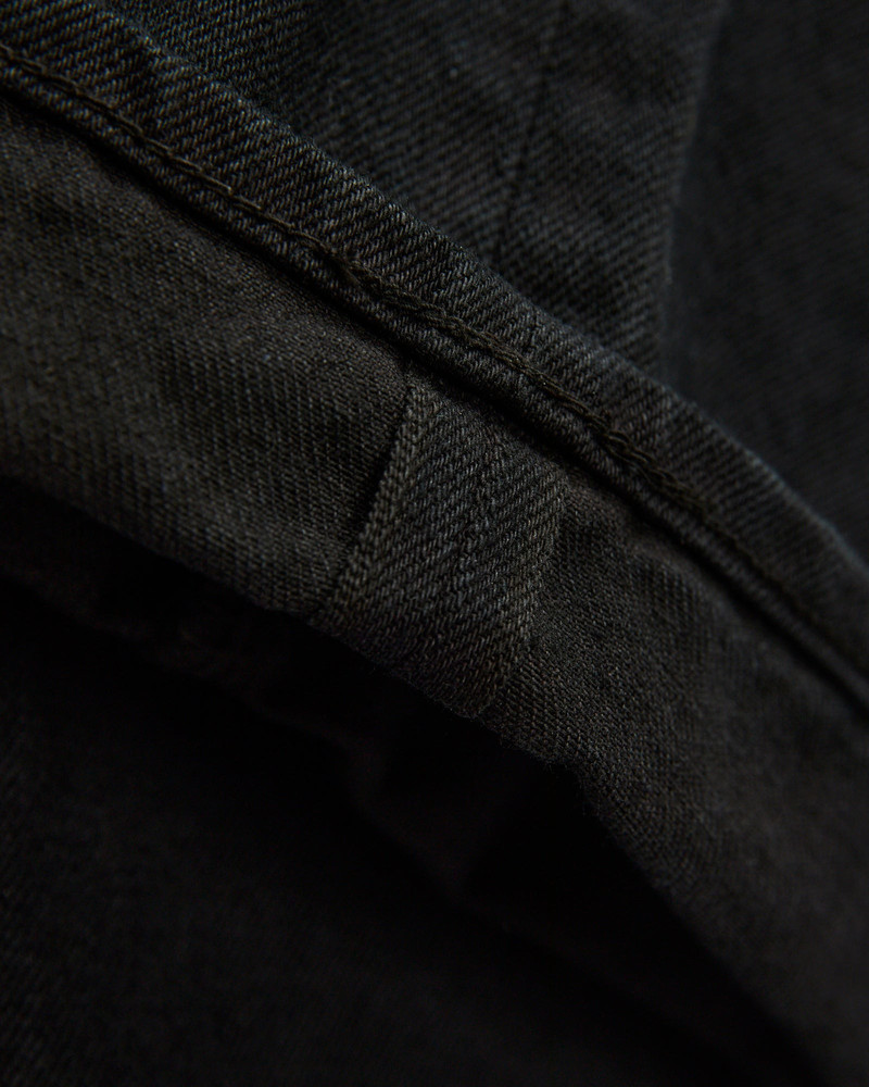 D1899S "Kyoto Montsuki" 13.5oz Kuro Overdye x Natural Indigo Selvedge Denim - Tapered Fit 8