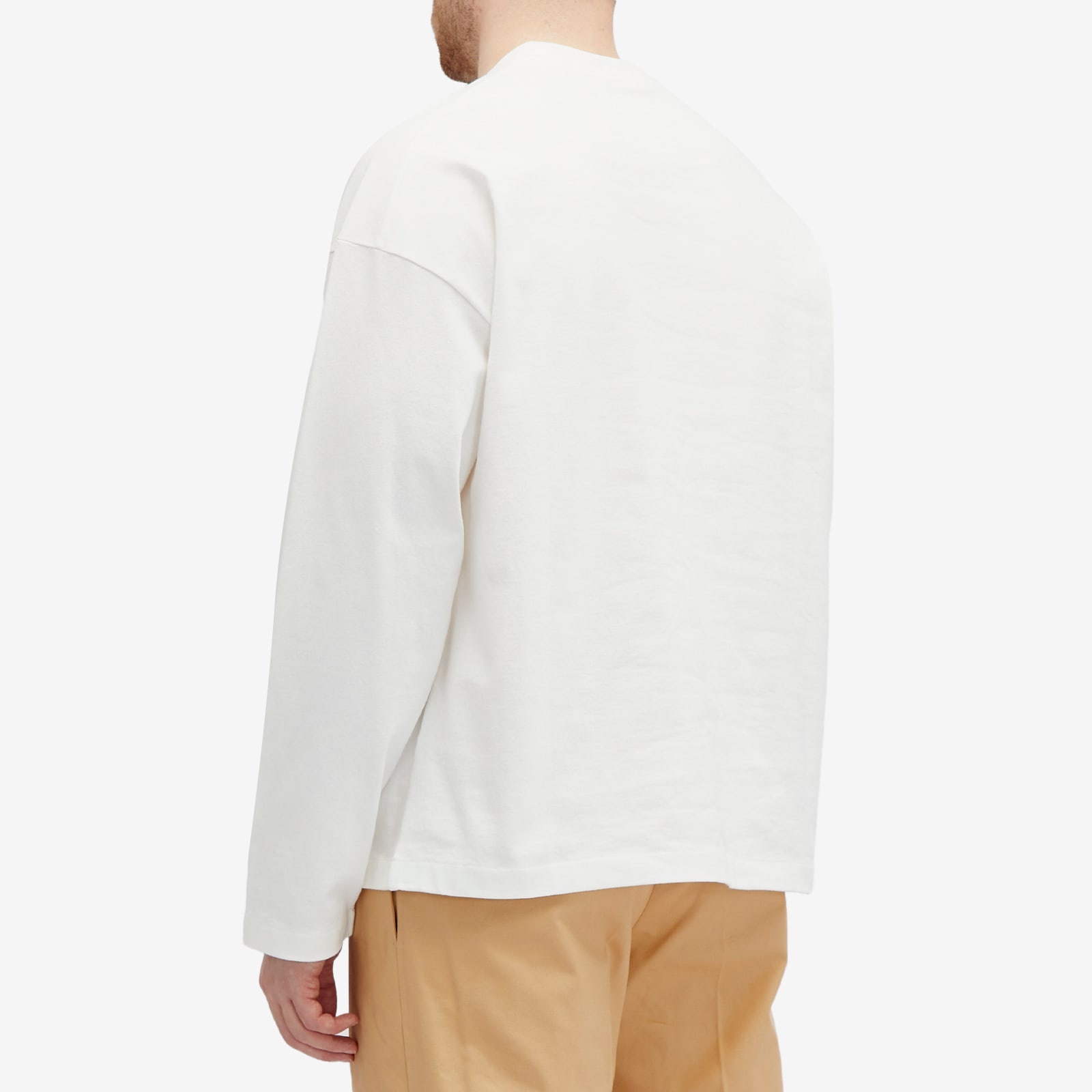 Jil Sander Long Sleeve Logo T-Shirt - 3