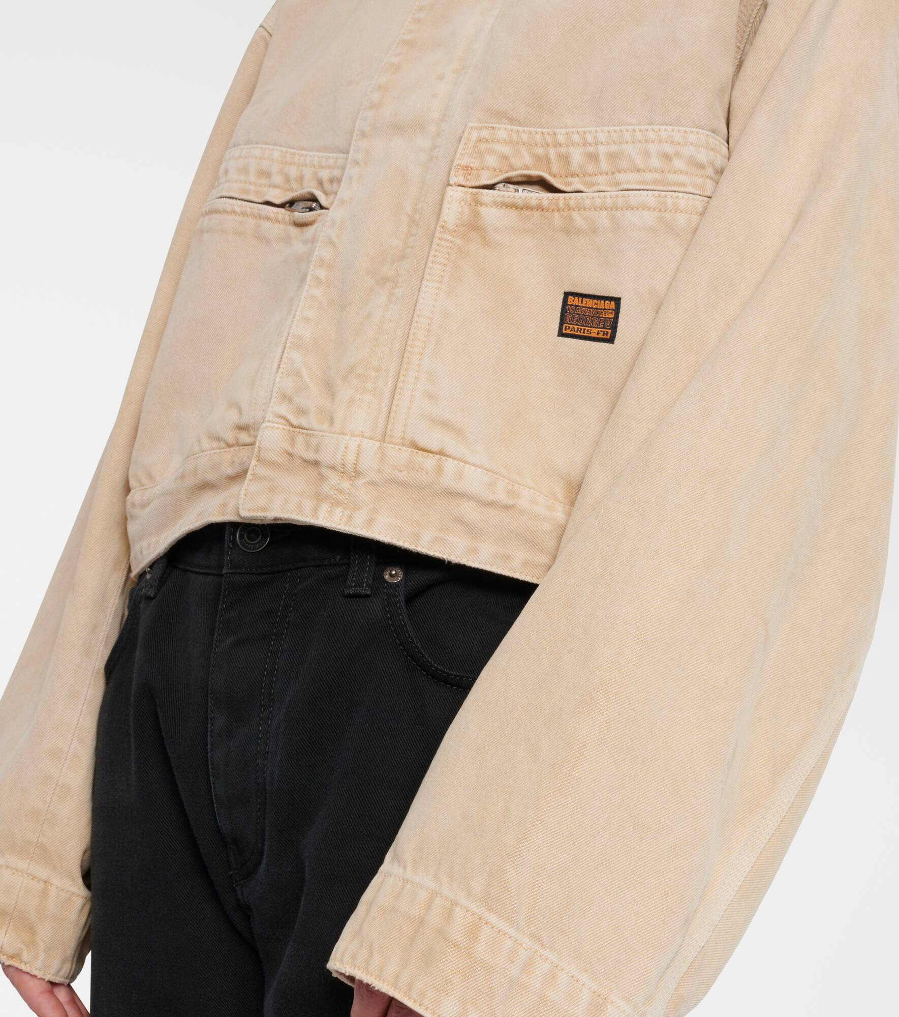 Cropped cotton jacket - 5