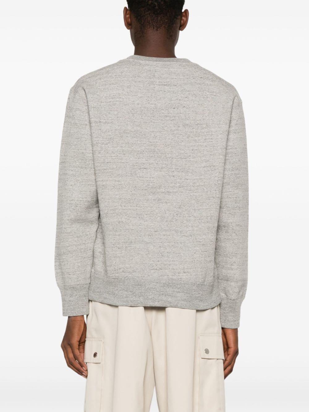 logo-embroidered sweatshirt - 4