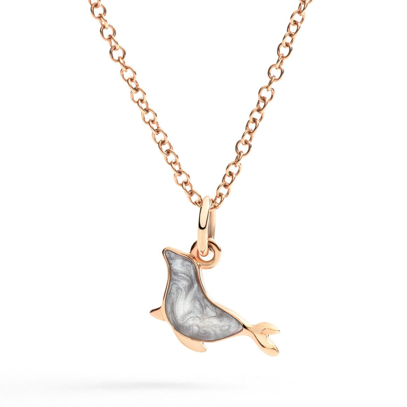 DoDo ROSE GOLD & ENAMEL SEAL CHARM outlook