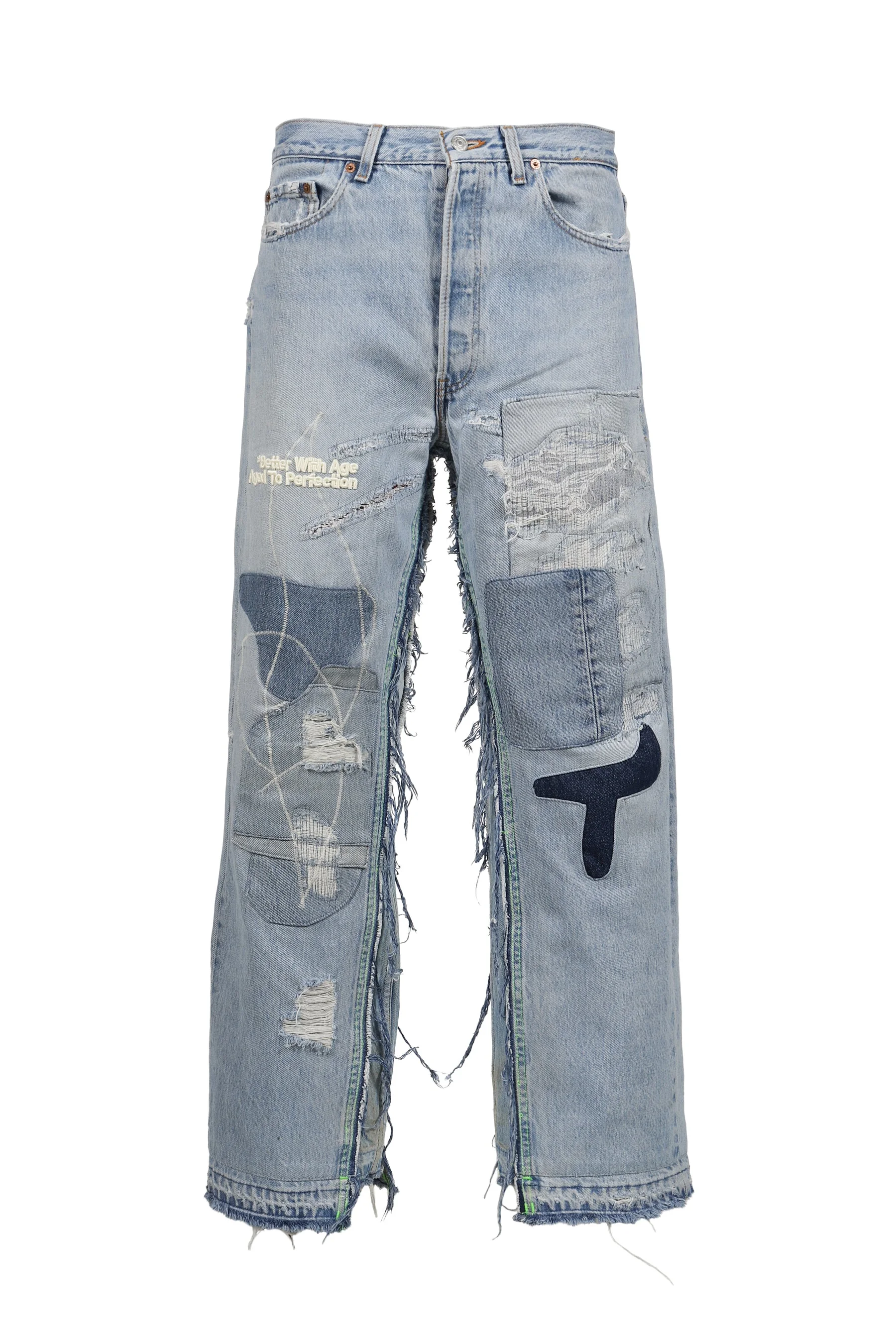 STERLING REPAIR DOUBLE-WIDE DENIM TROUSER / ASSORT - 1