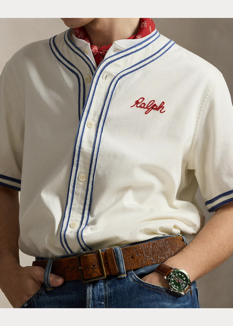 Classic Fit Baseball Shirt 5