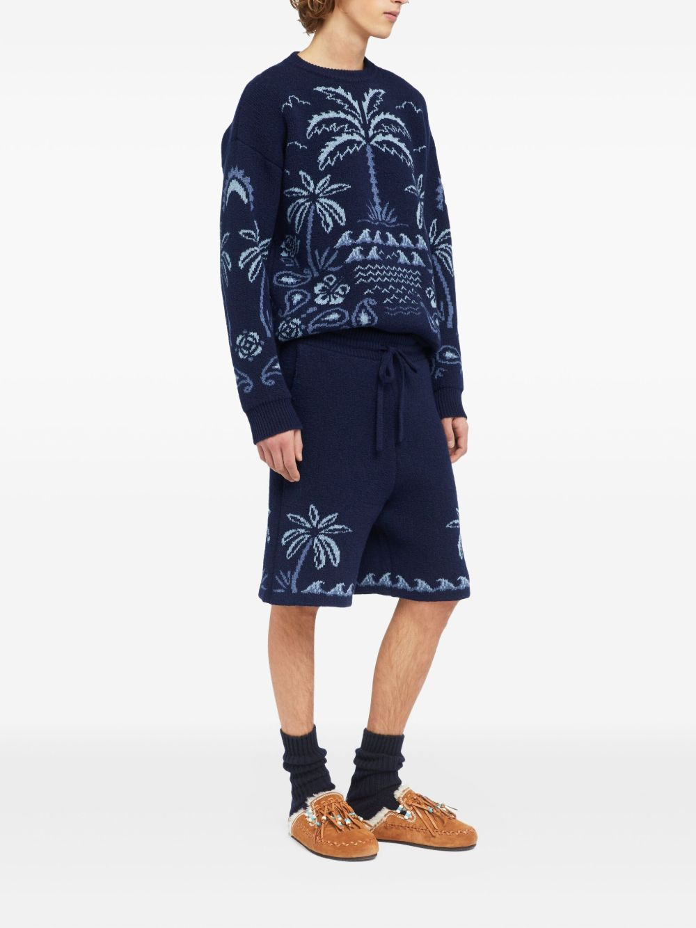 Glimpse Of Eden palm-tree shorts - 3