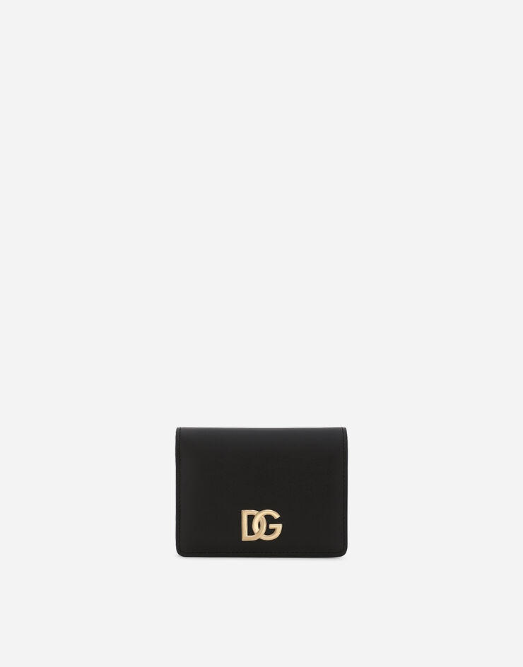 Calfskin wallet with DG logo - 1