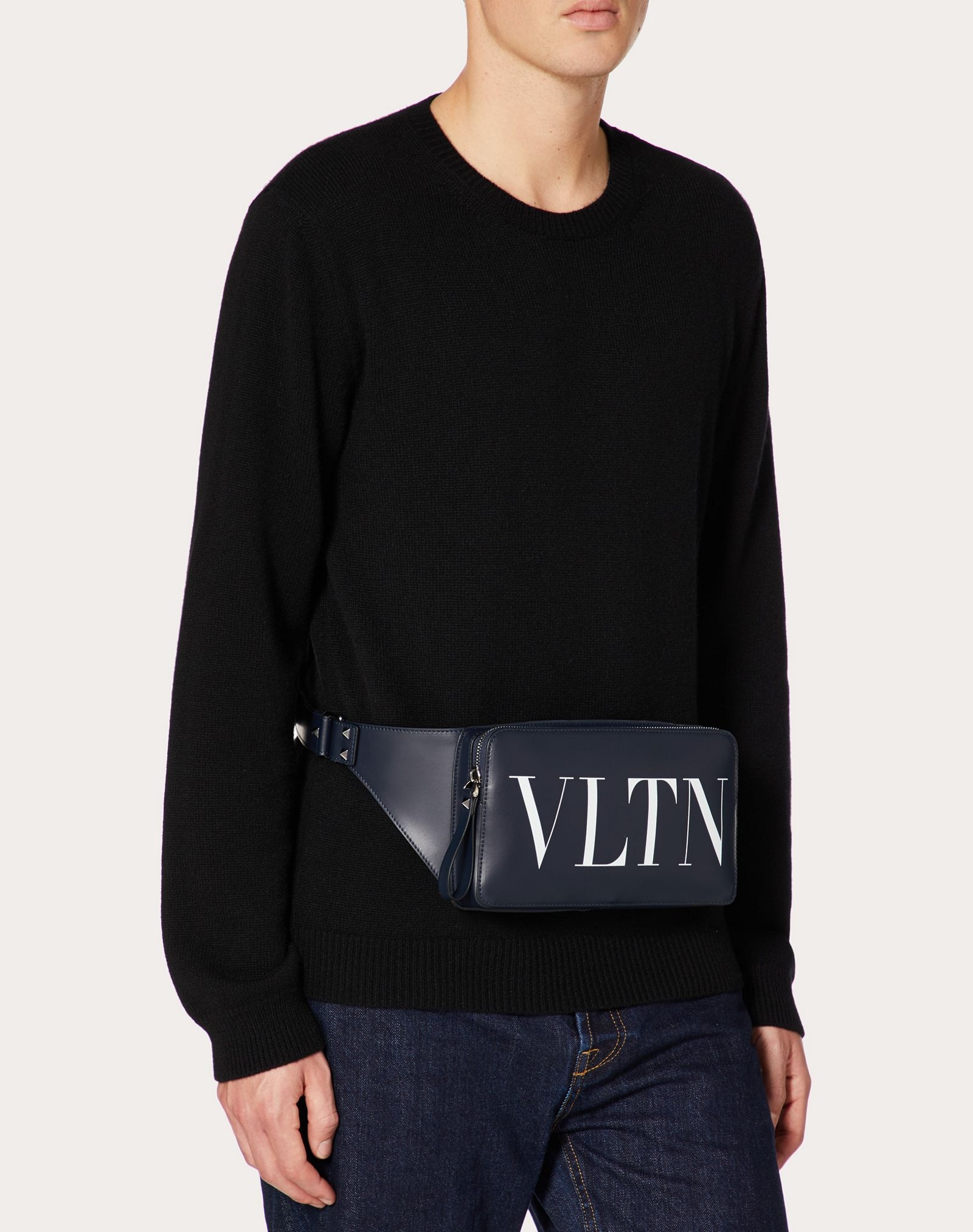 LEATHER VLTN BELT BAG - 6