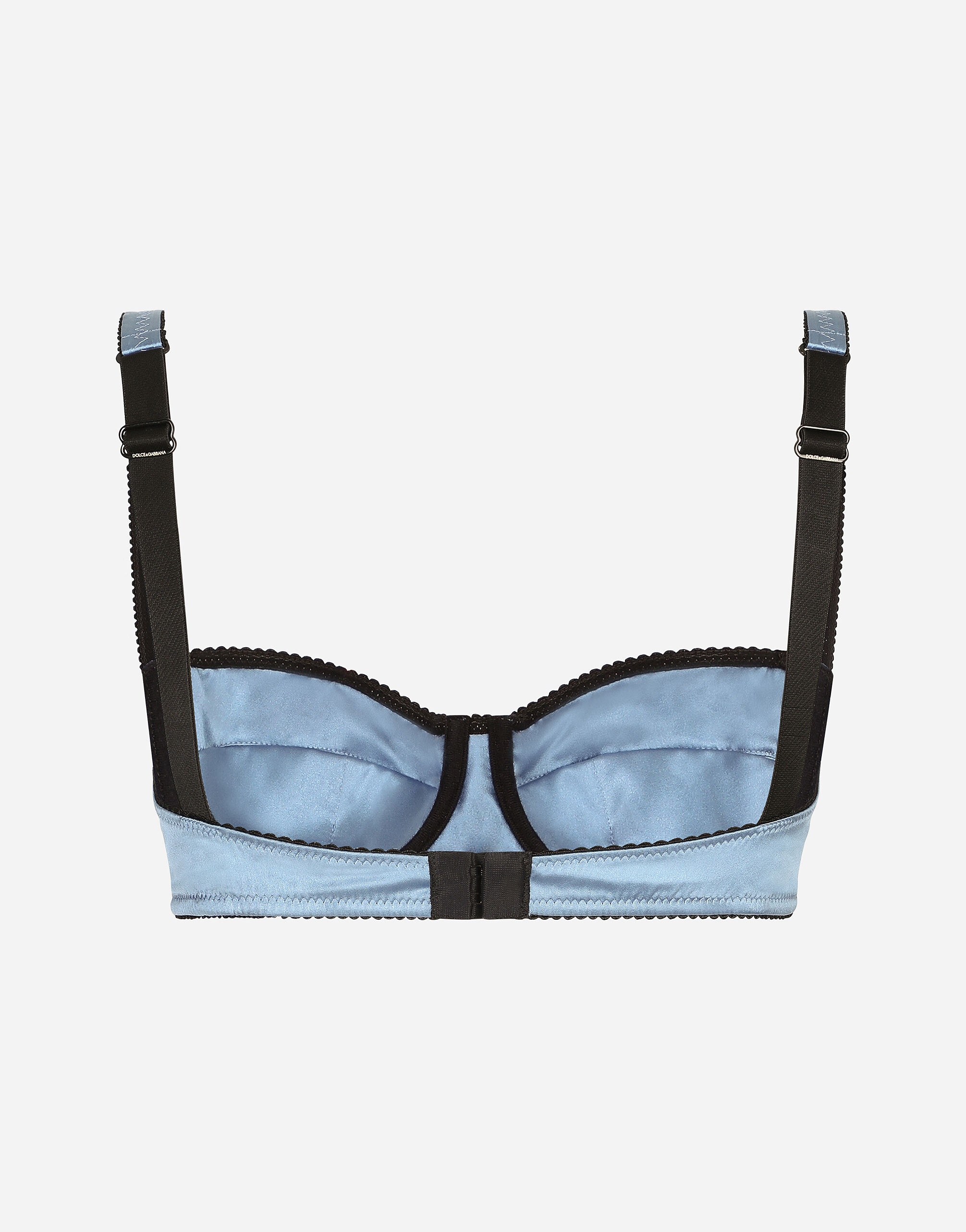 Satin balconette bra - 3