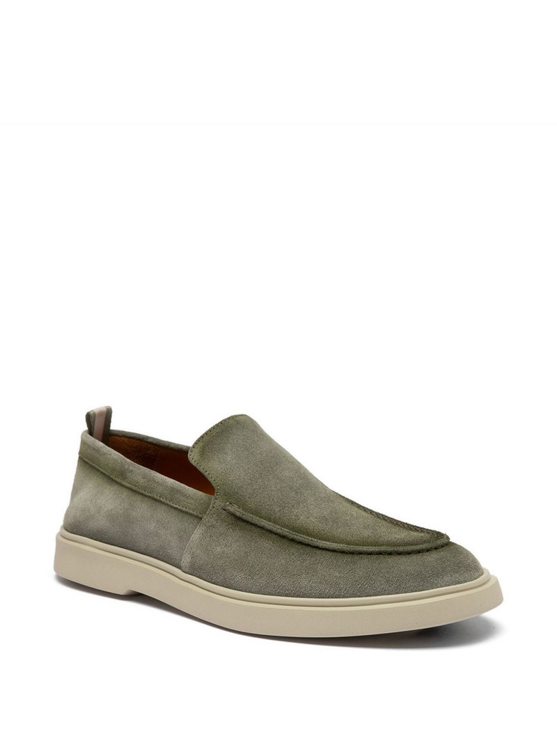 OFFICINE CREATIVE Bones leather loafers outlook