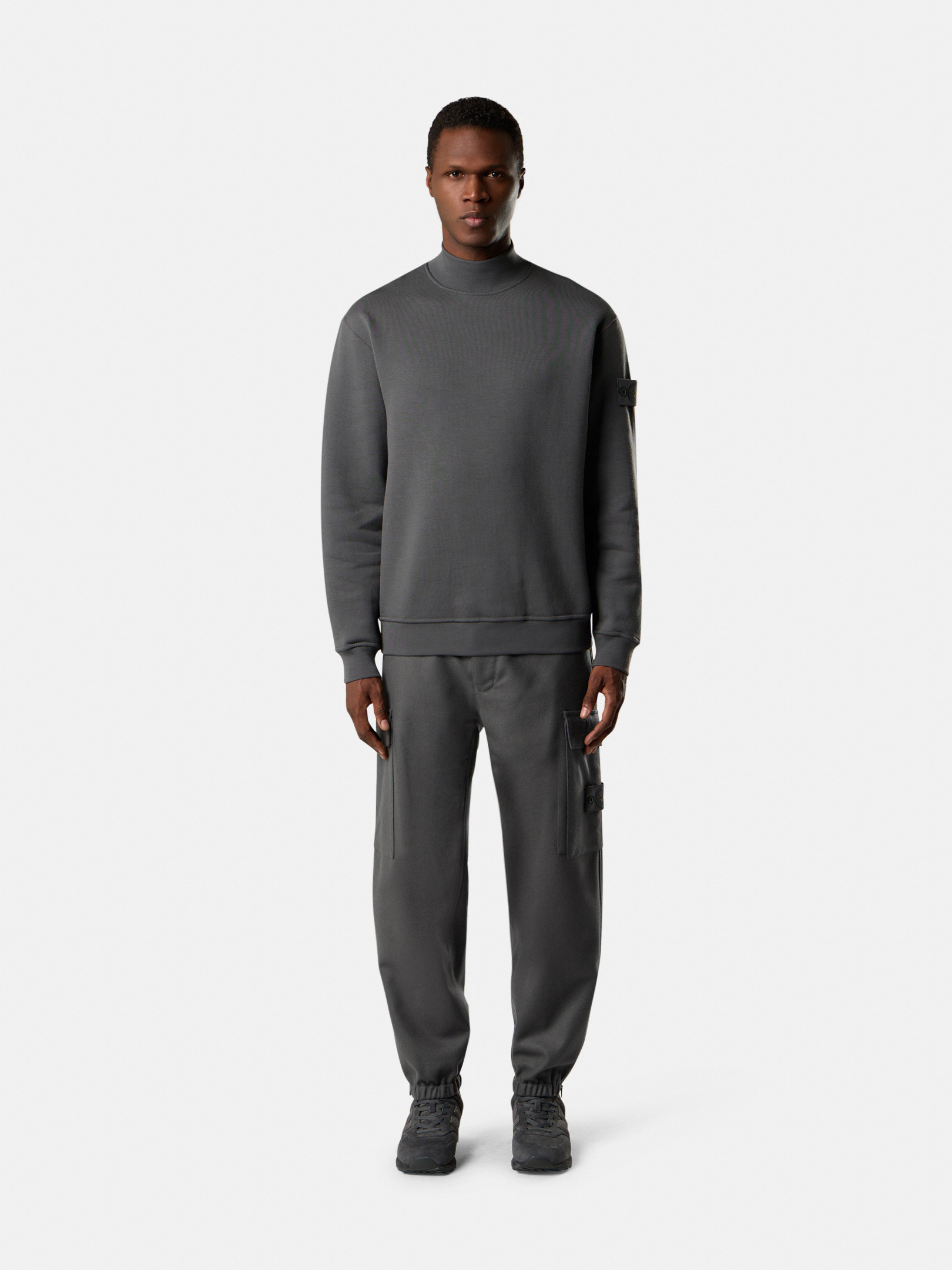 6100047 COTTON WOOL FLEECE_STONE ISLAND GHOST - 3