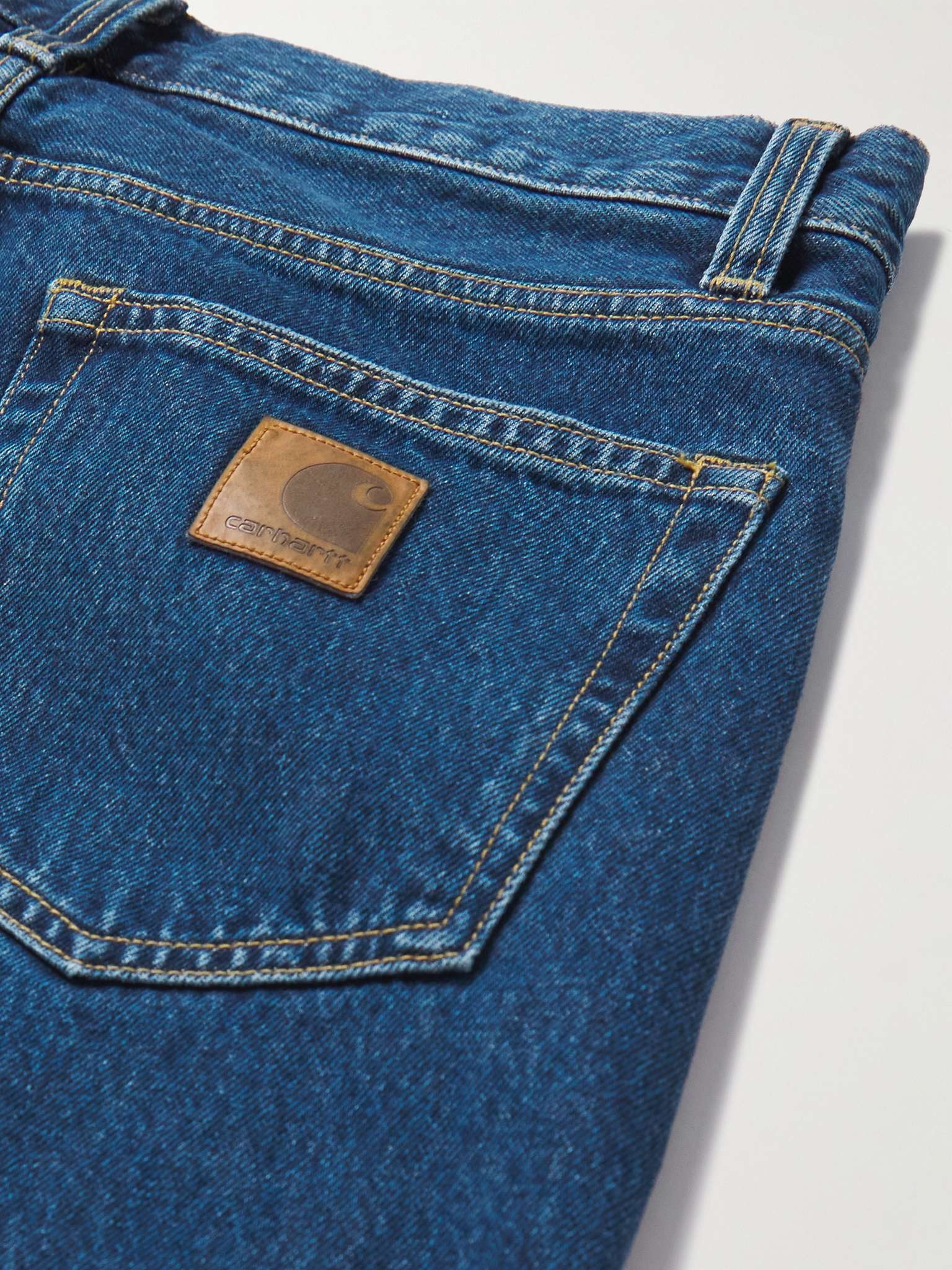 Rider Straight-Leg Flannel-Trimmed  Jeans - 5