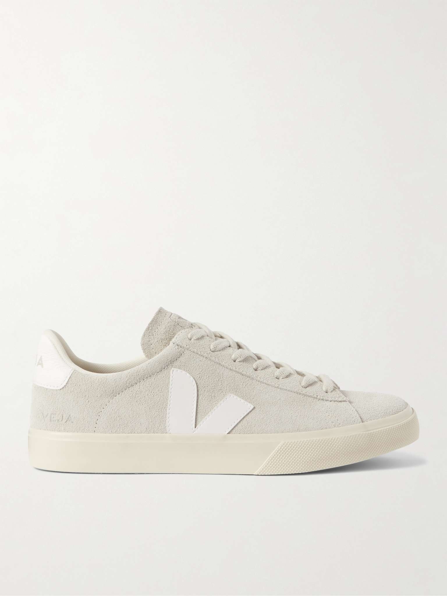 Campo Leather-Trimmed Suede Sneakers - 1