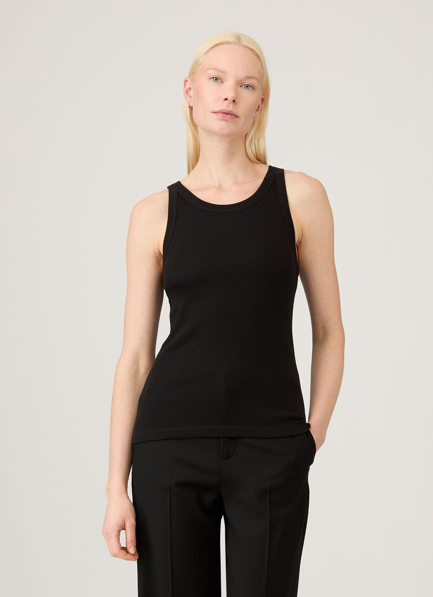 Ribbed Tank Top - 1