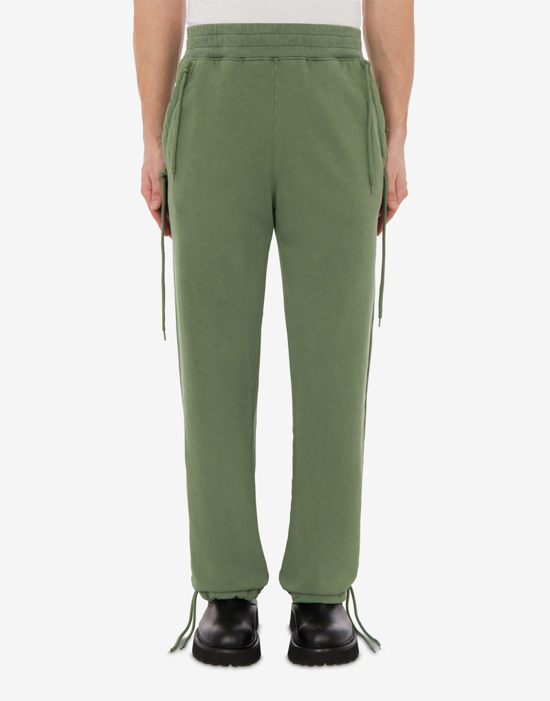 Moschino SIGNATURE LOGO FADED FLEECE JOGGERS outlook