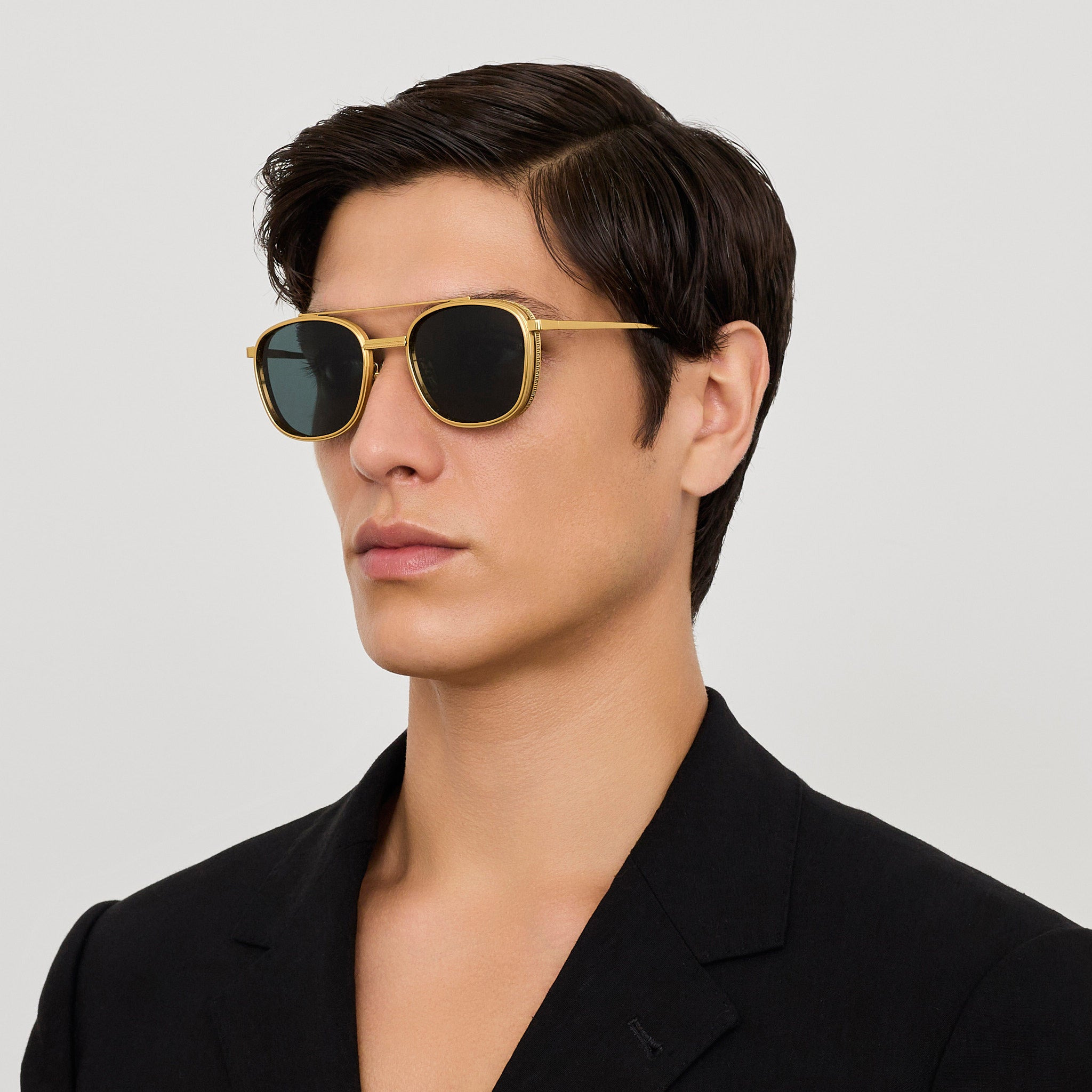 Varo Sunglasses in  Green and Gold - 5