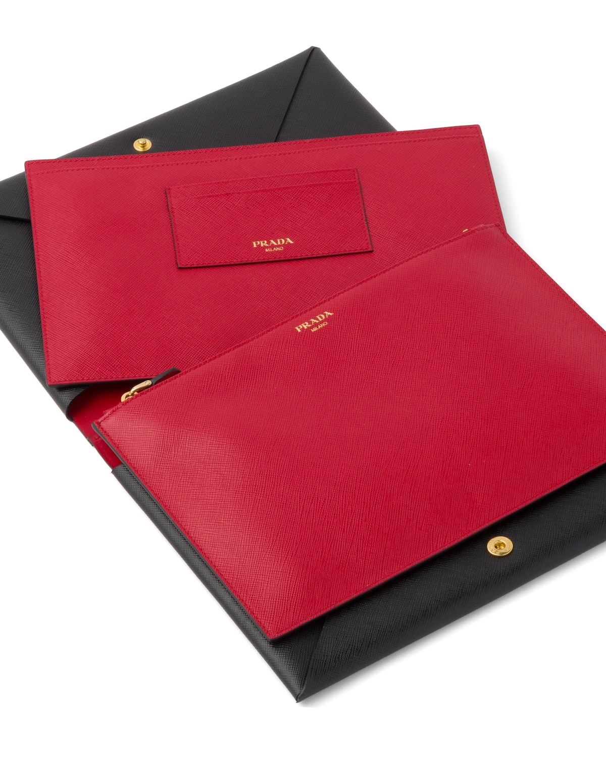 Large Saffiano leather document holder - 2