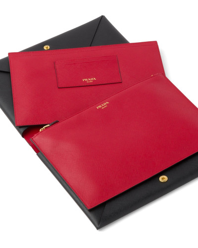 Prada Large Saffiano leather document holder outlook