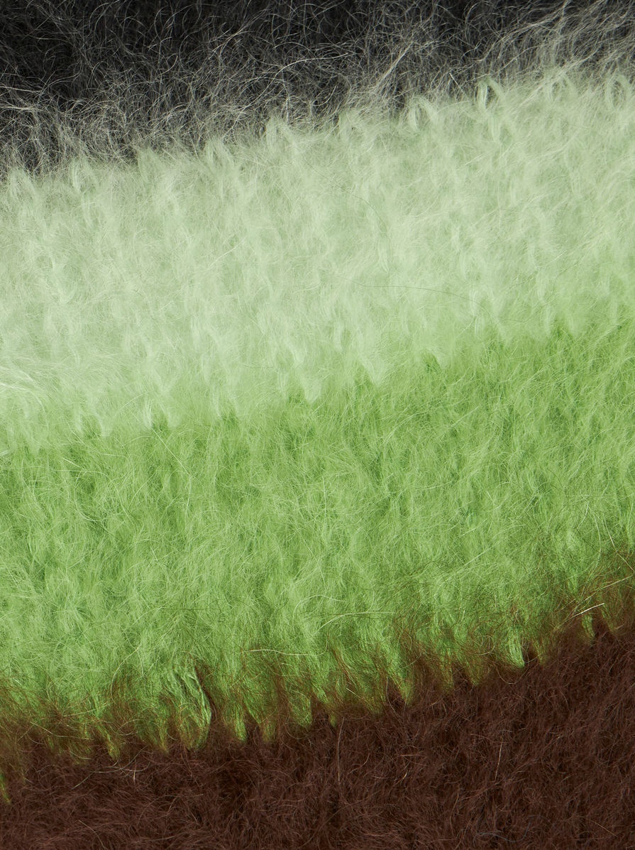 STRIPED MOHAIR SCARF - 3