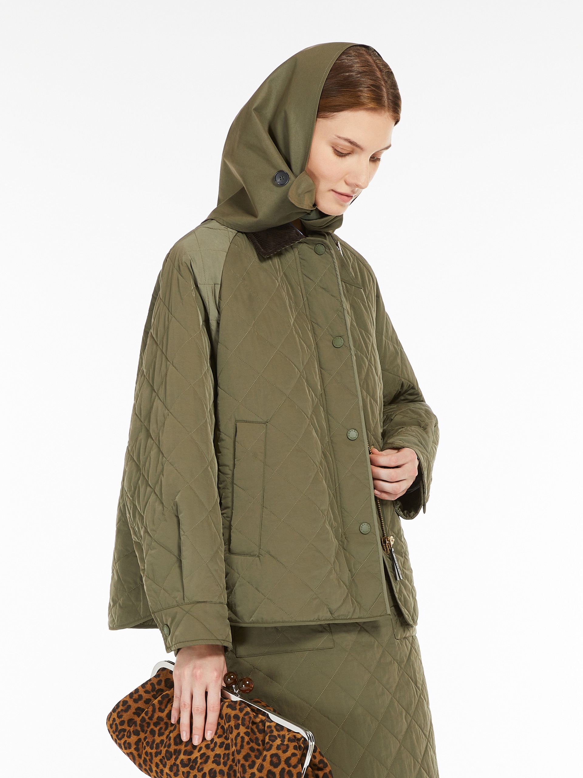 BEBER Water-repellent taffeta quilted jacket - 5
