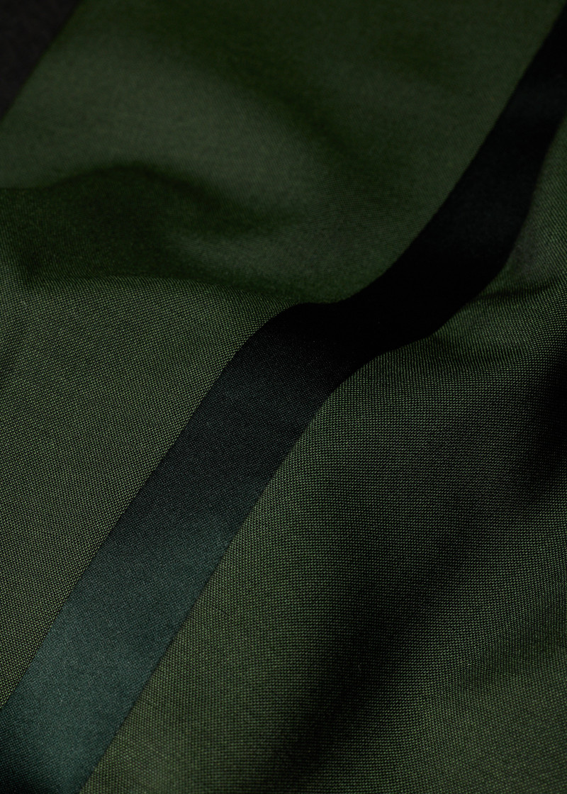 Tailored-Fit Dark Green Wool-Mohair Trousers 5