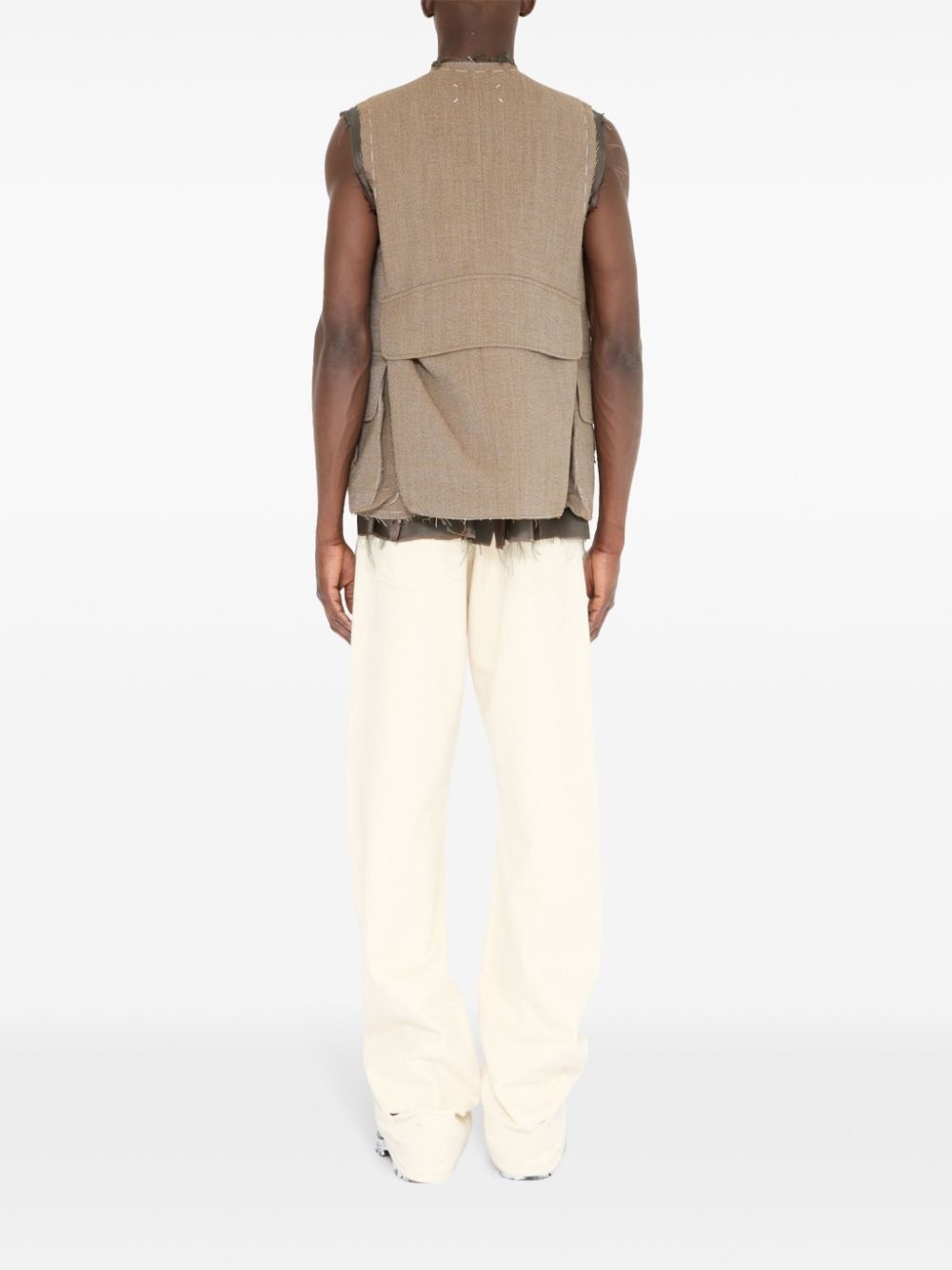 cargo wool vest - 4