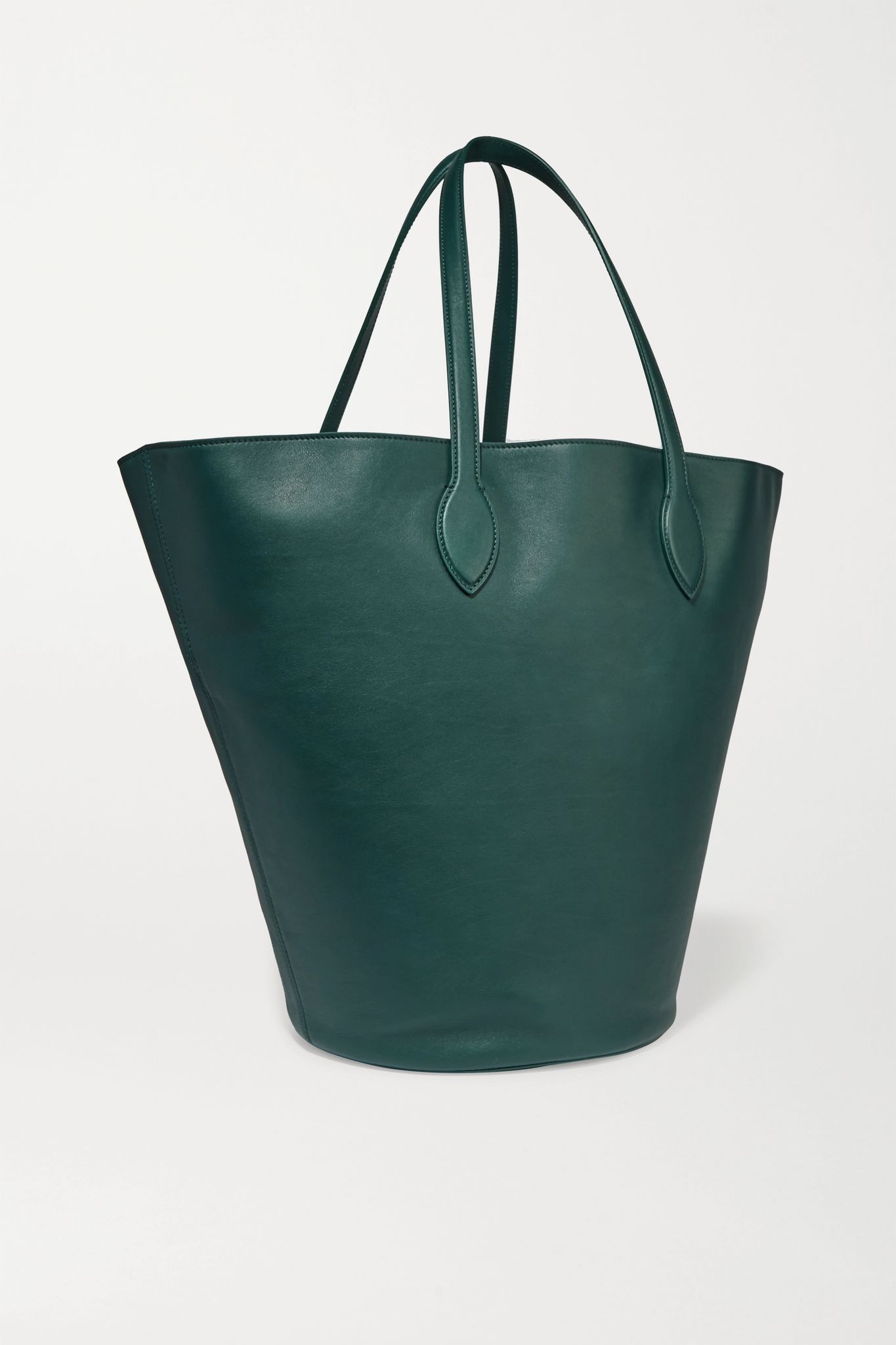 Circle medium leather tote - 3