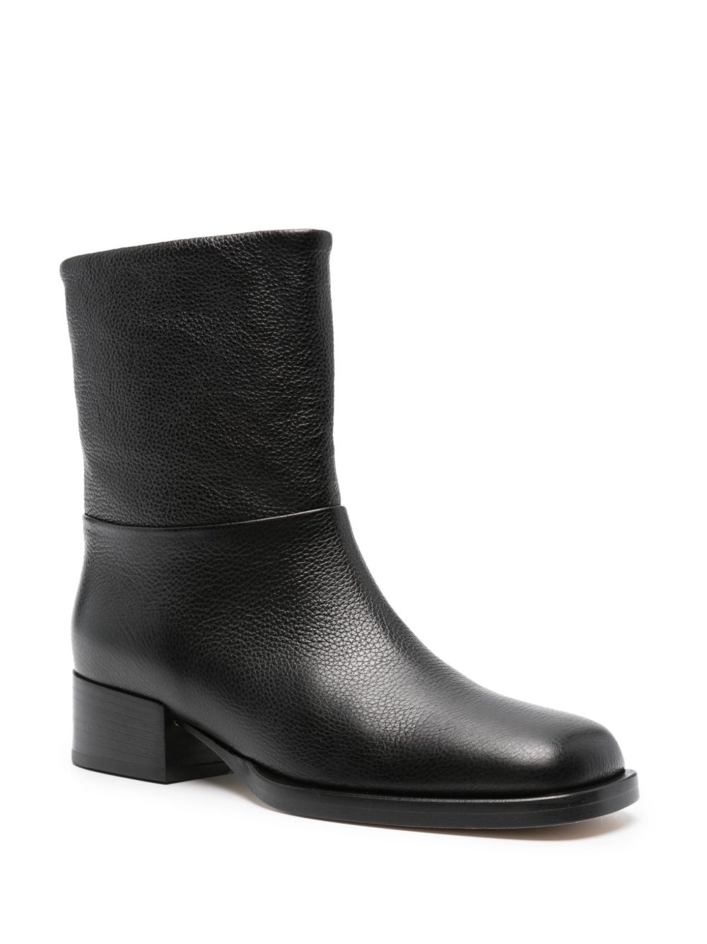 40mm square-toe ankle boots - 2