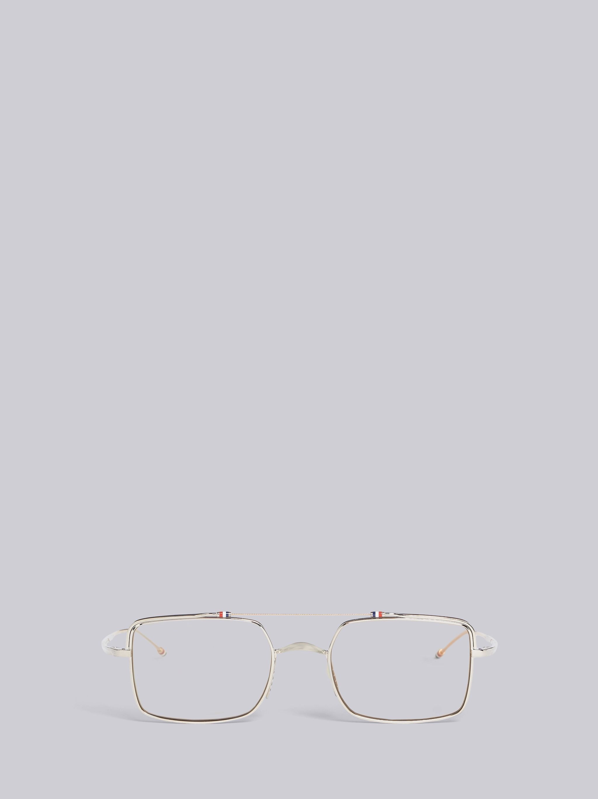 TB909 - Gold Square Glasses - 1