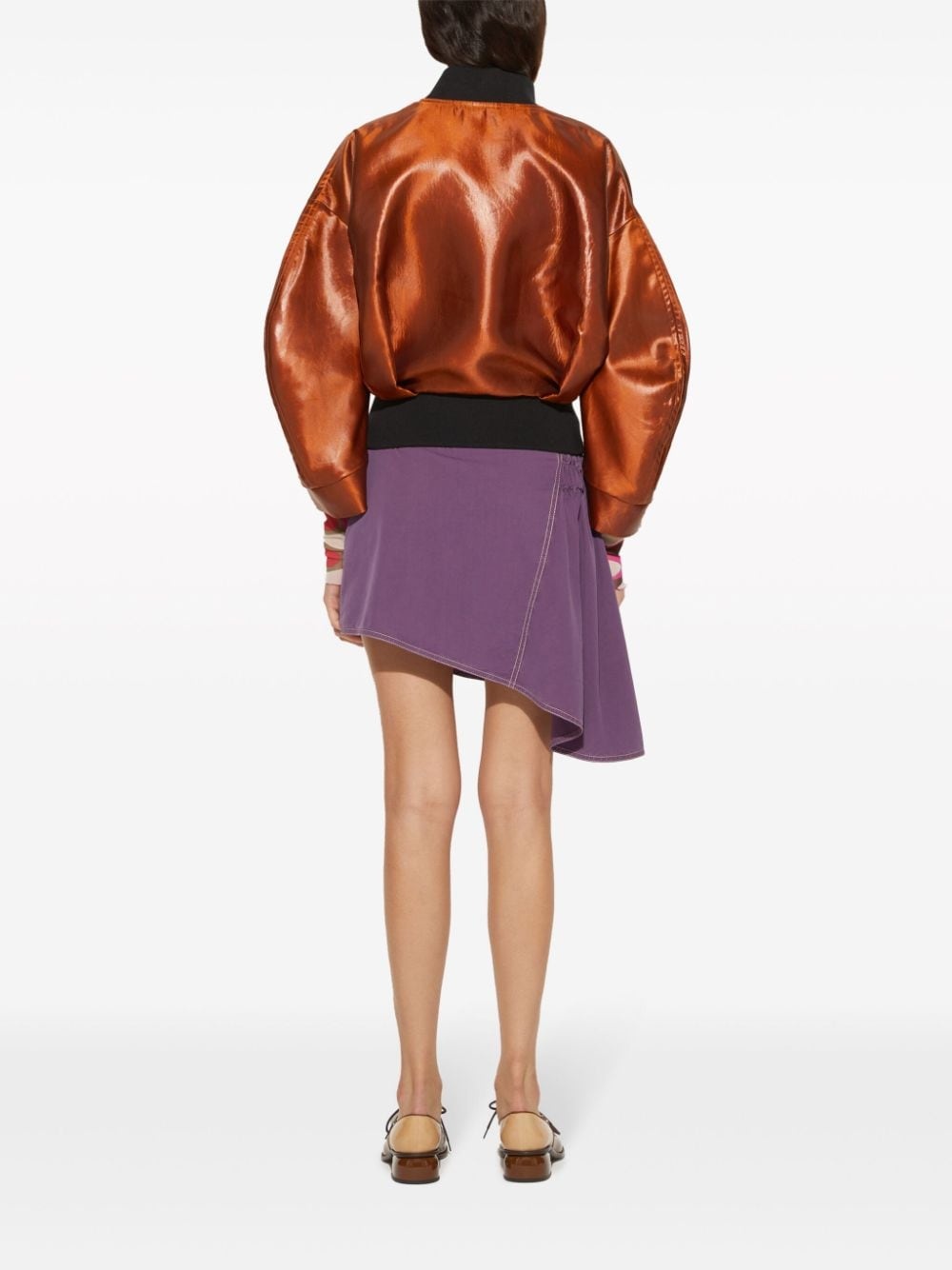 logo-plaque bomber jacket - 4