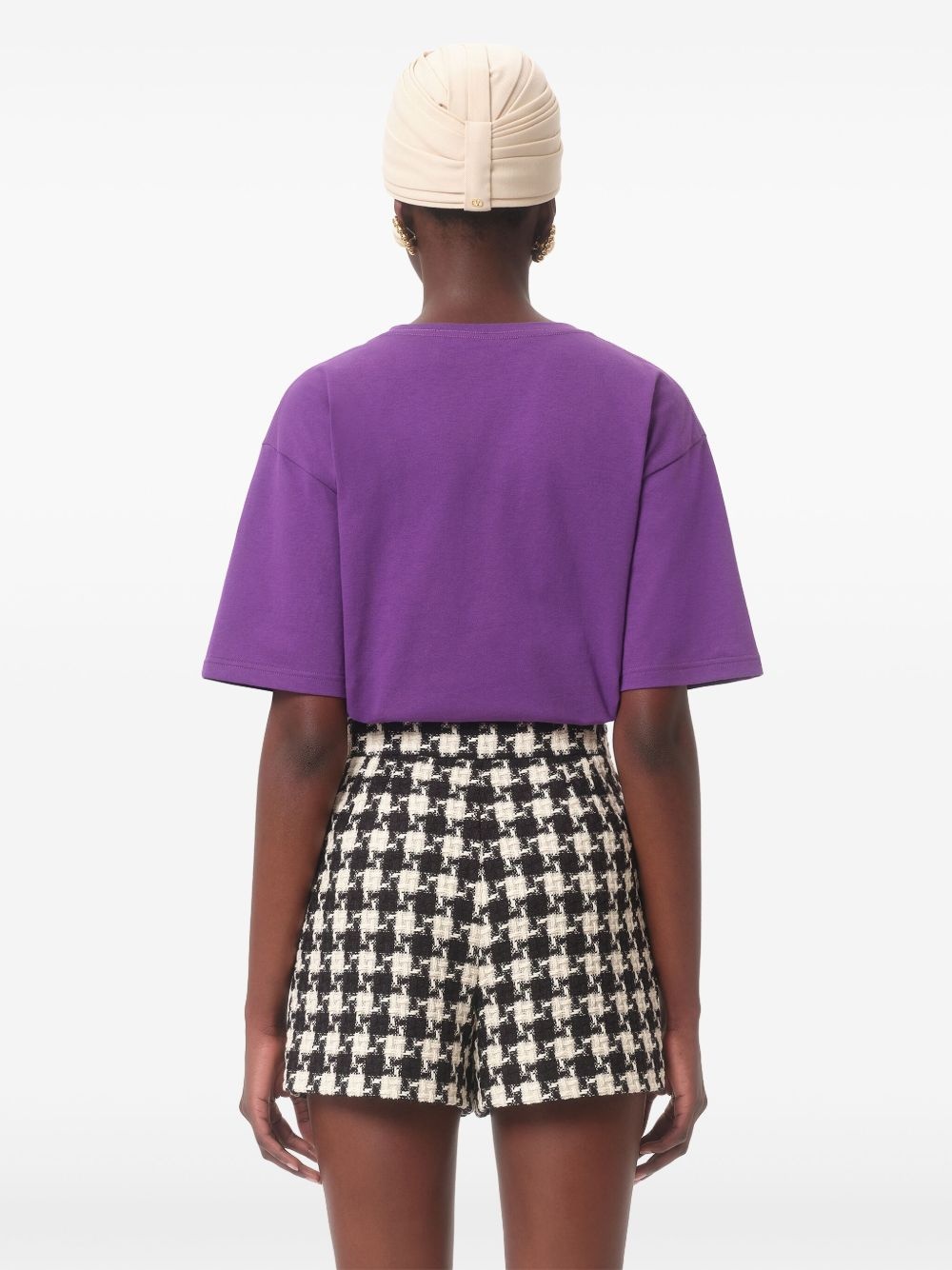 Chez-print T-shirt - 4