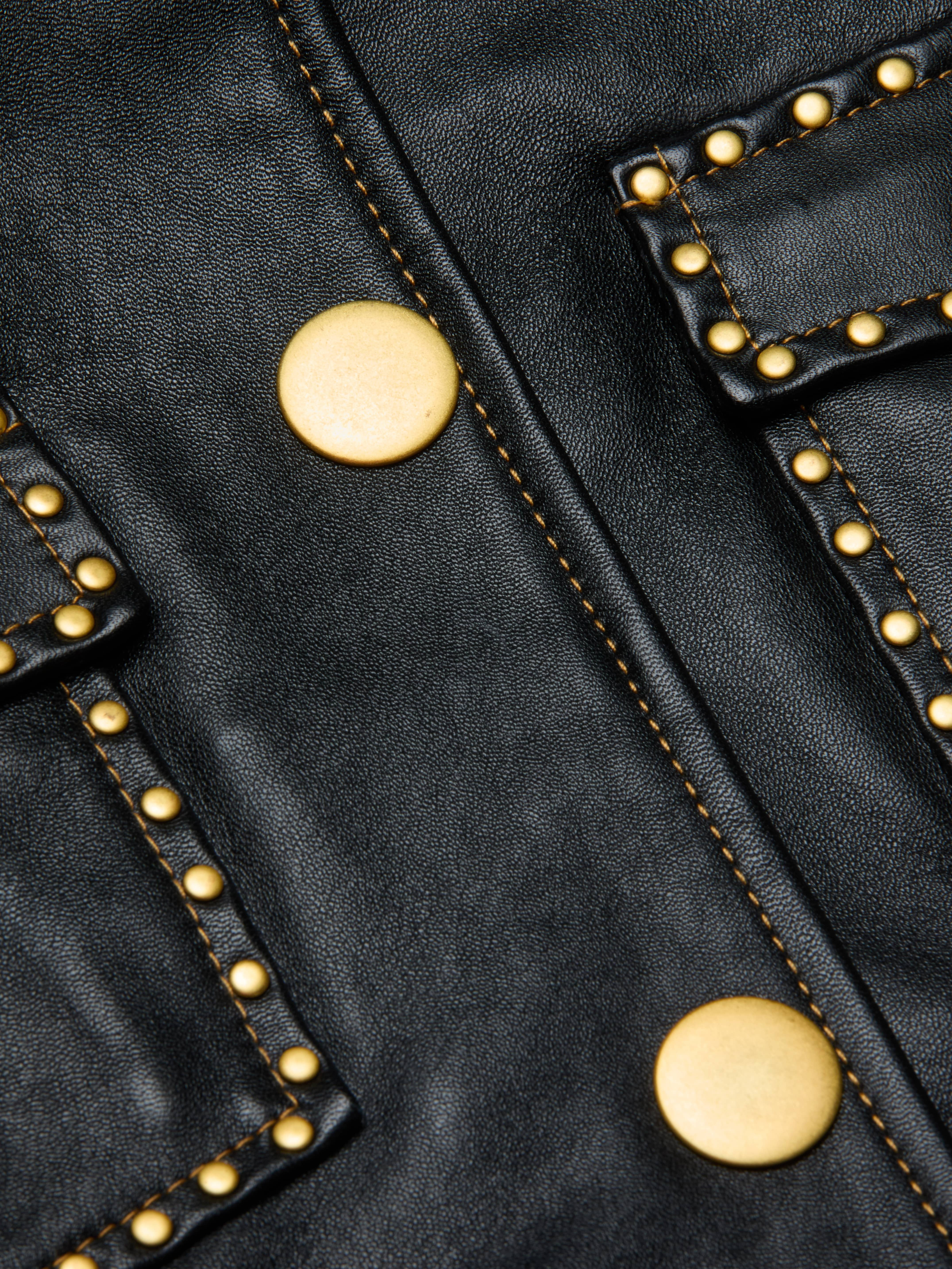 Winsome Studded Leather Jacket - 7