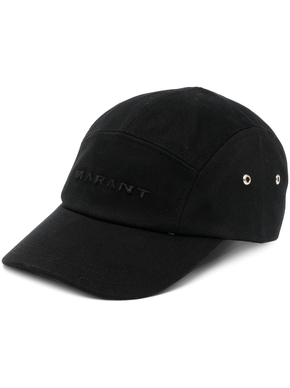 logo-embroidered cotton baseball cap - 1
