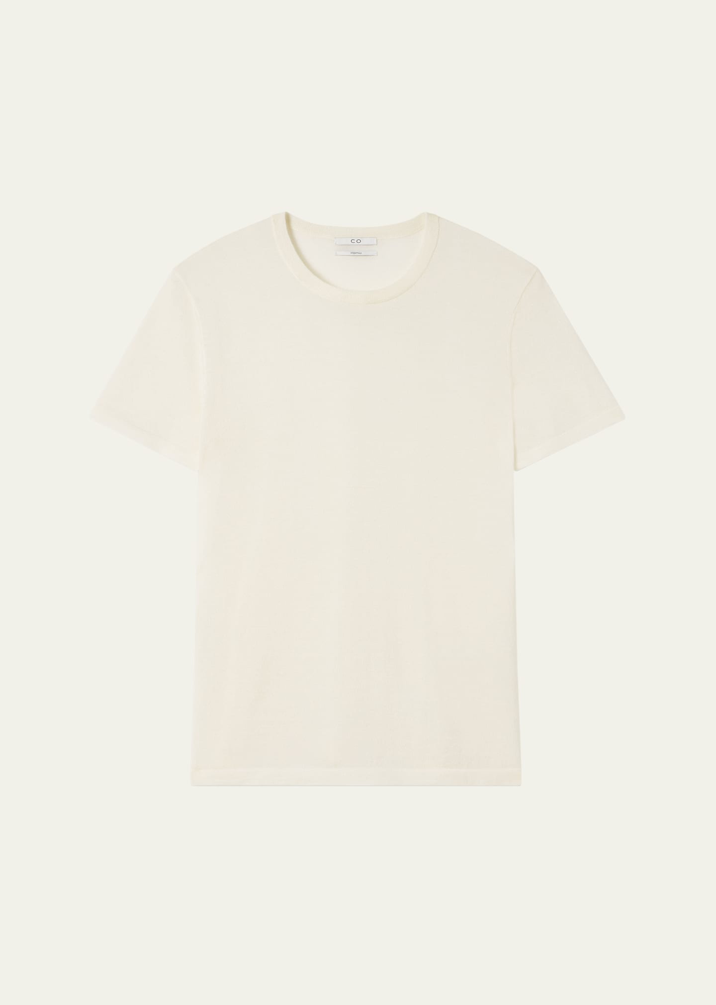 Cashmere Short-Sleeve T-Shirt - 1