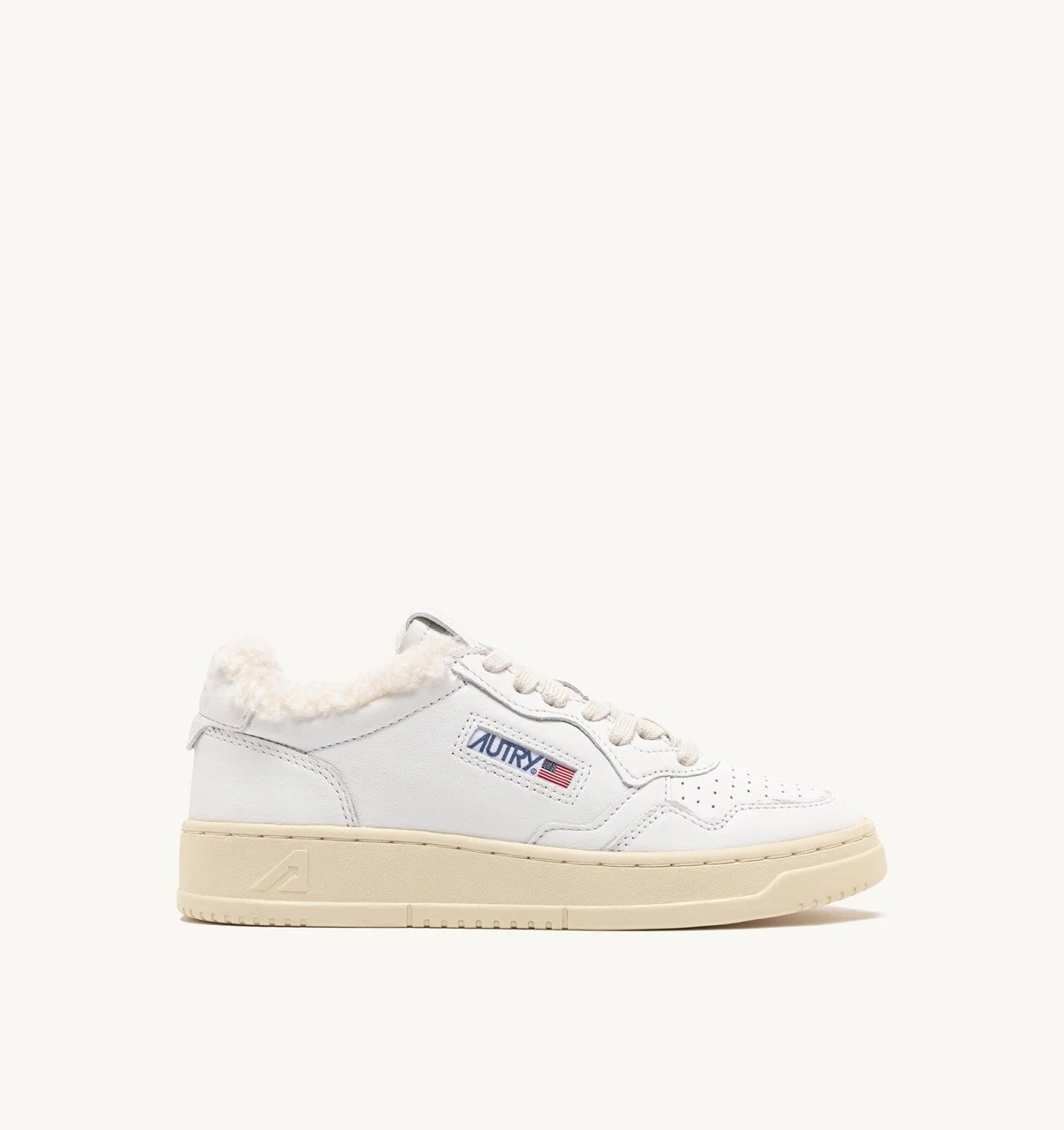 MEDALIST LOW SUPER SOFT SNEAKERS IN WHITE LEATHER - 1