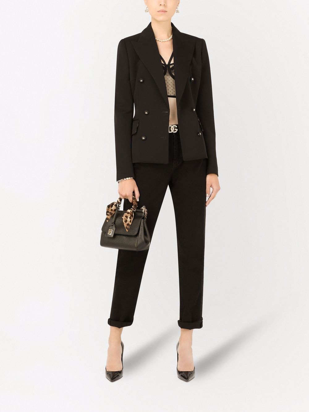 double breasted blazer - 2