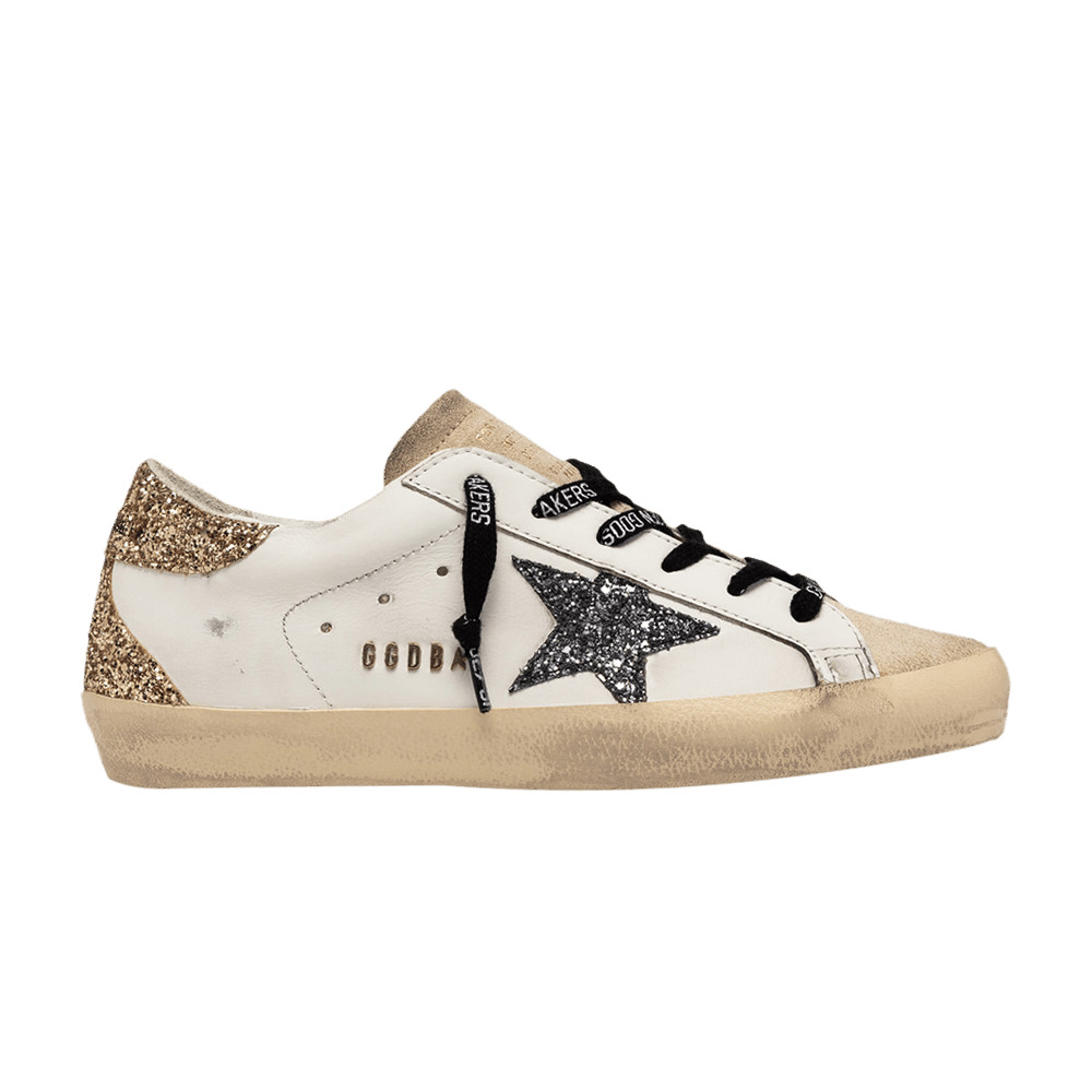 Golden Goose Wmns Superstar 'Optic White Seedpearl Glitter' - 1