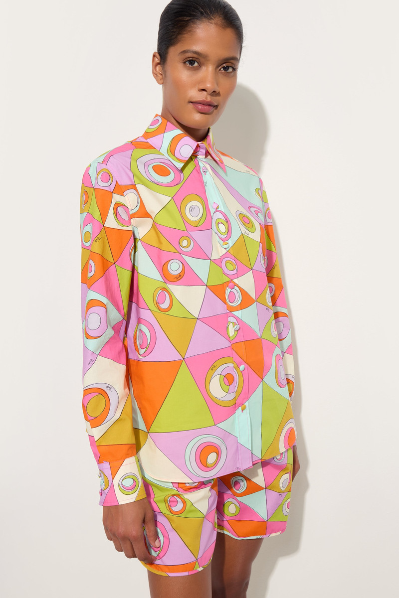 OCCHI PRINT COTTON SHIRT 5