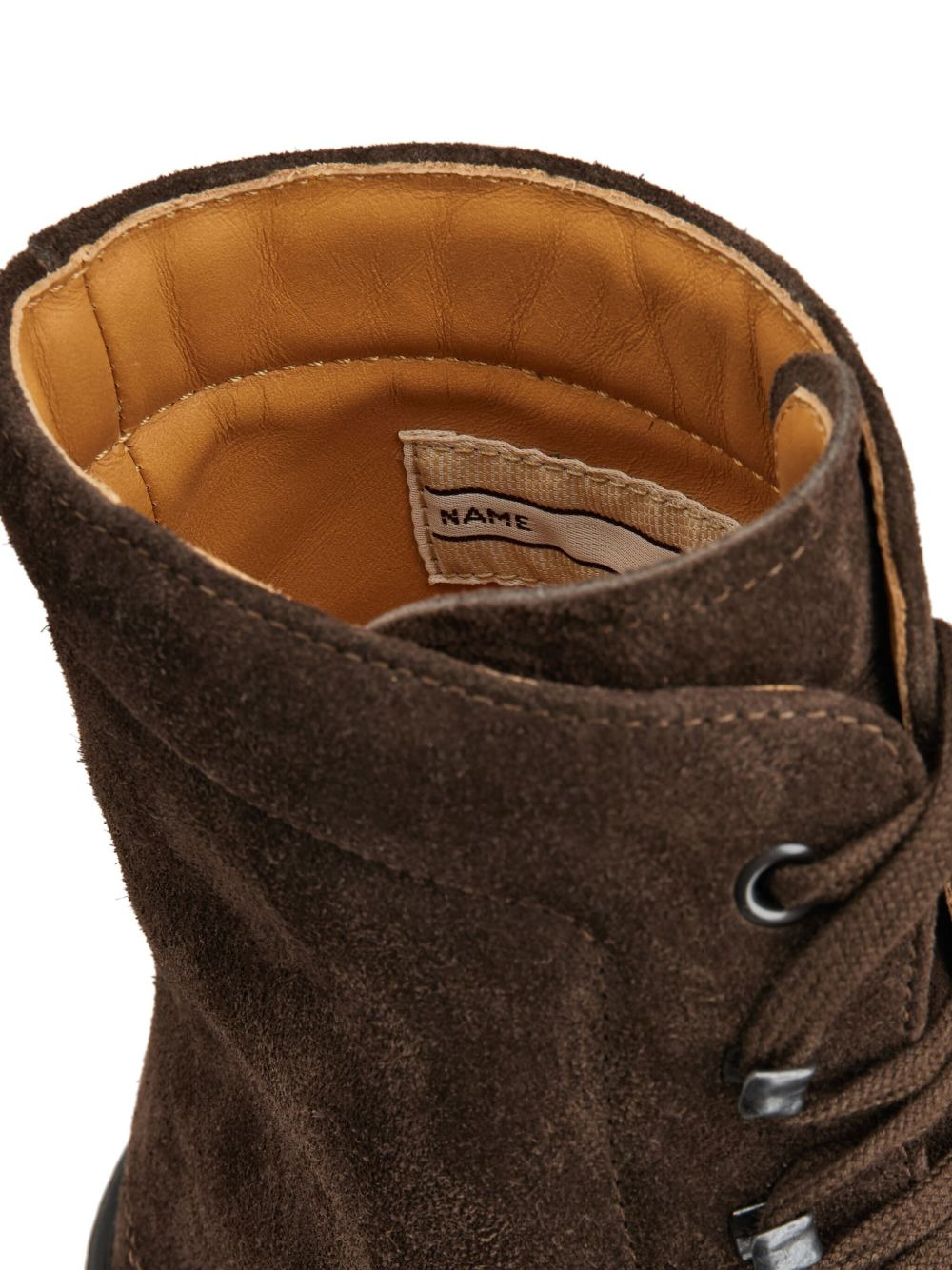 suede combat boots - 6