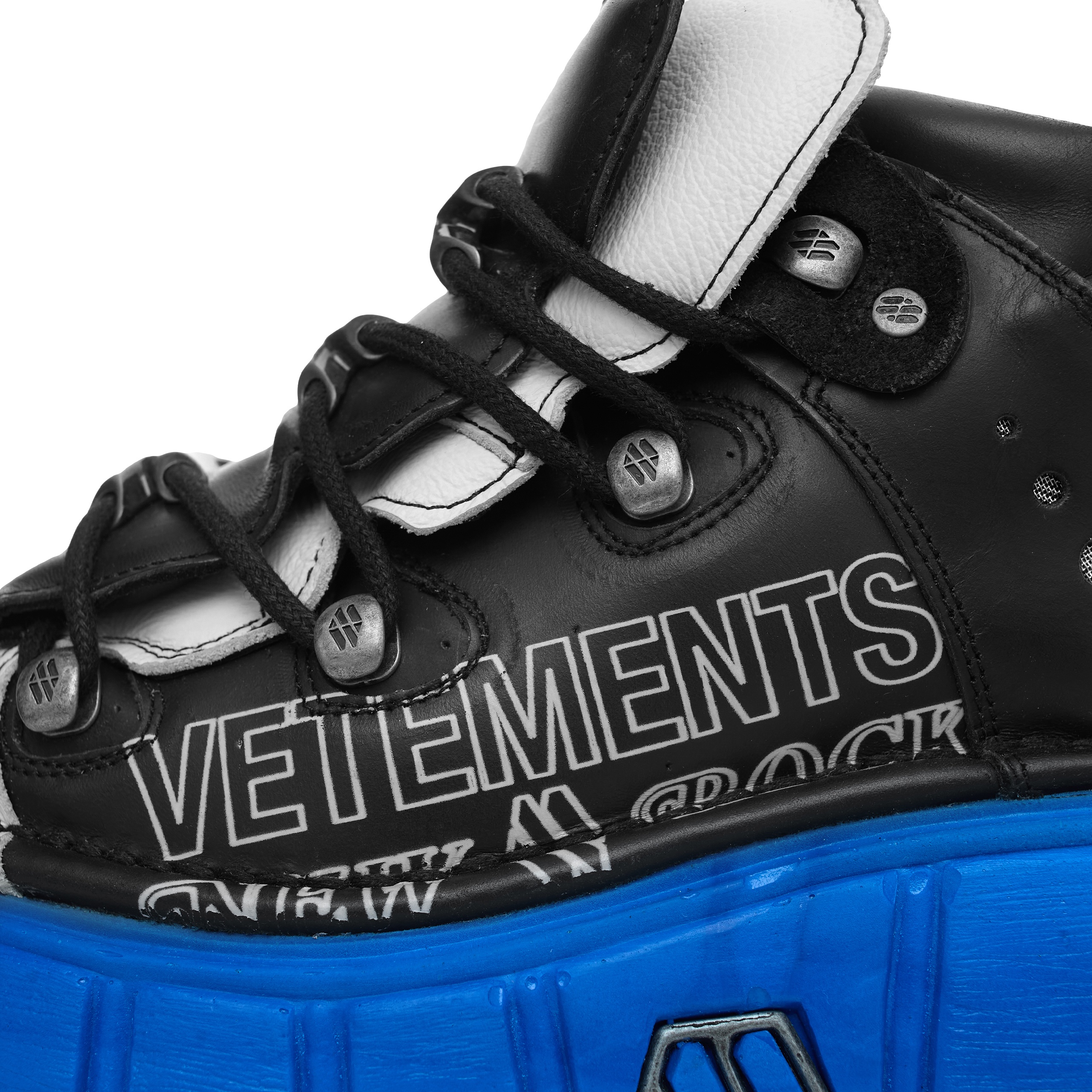VETEMENTS X NEW ROCK PLATFORM BOOTS - 5
