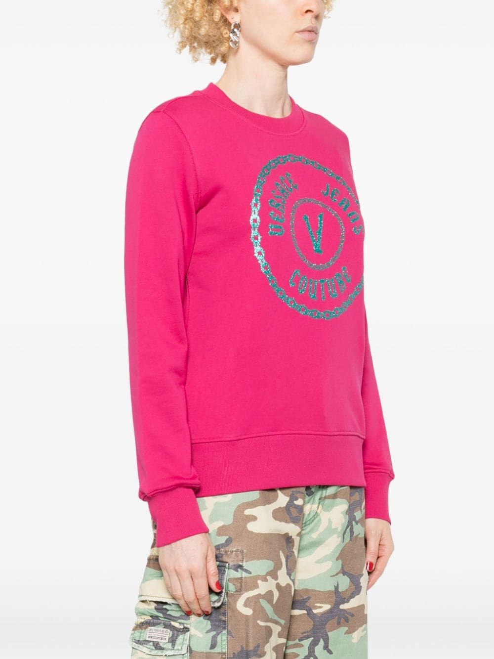 logo-print sweatshirt - 3