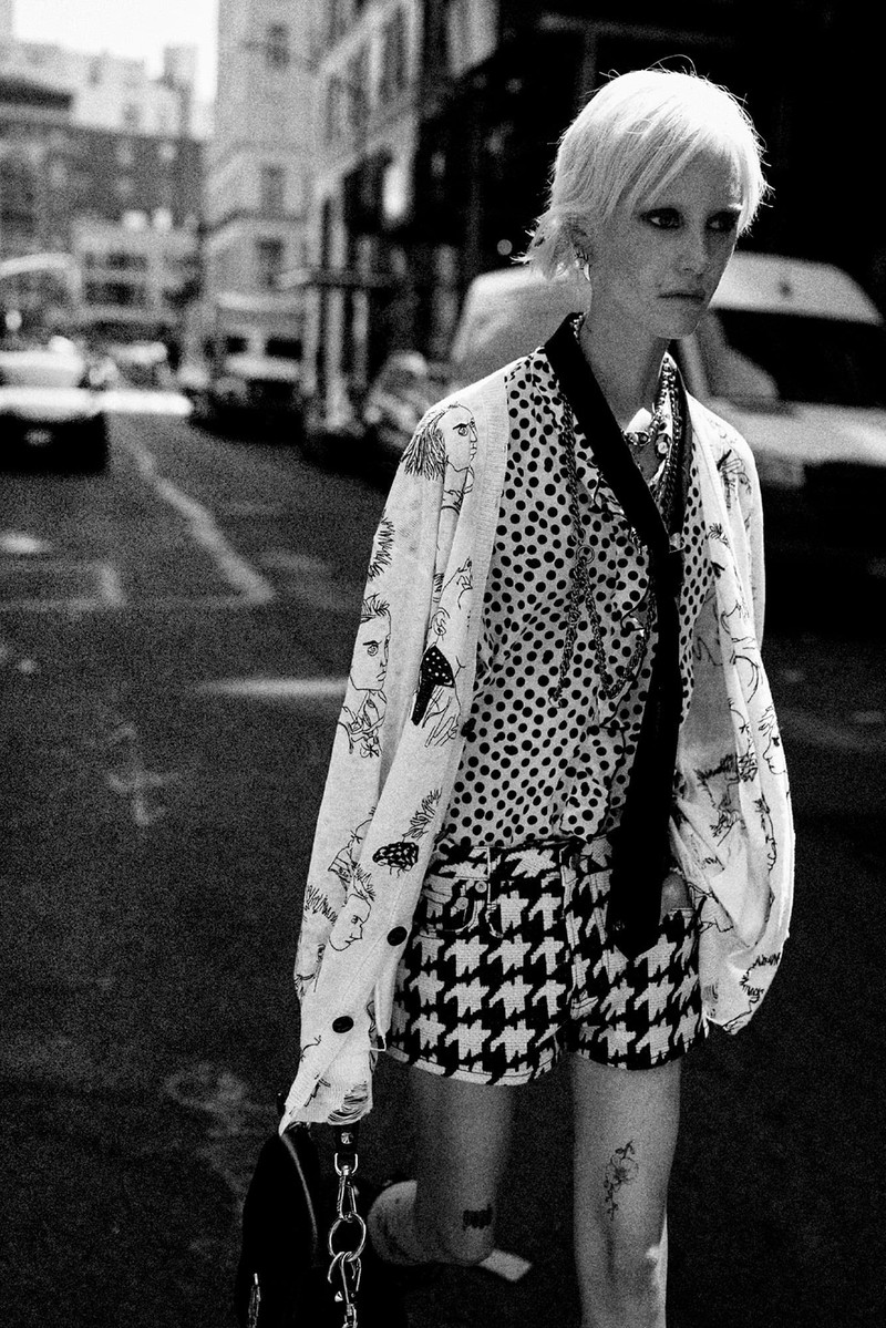 PRINTED BOYFRIEND CARDIGAN 1