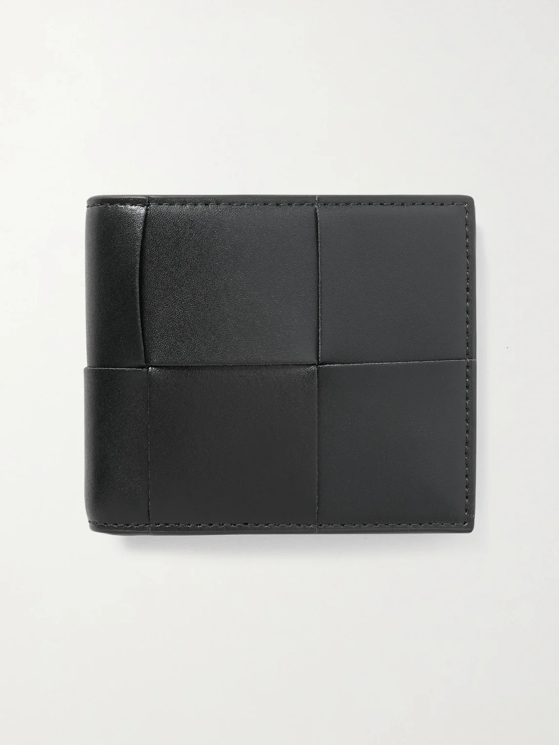 Intrecciato Leather Billfold Wallet - 1
