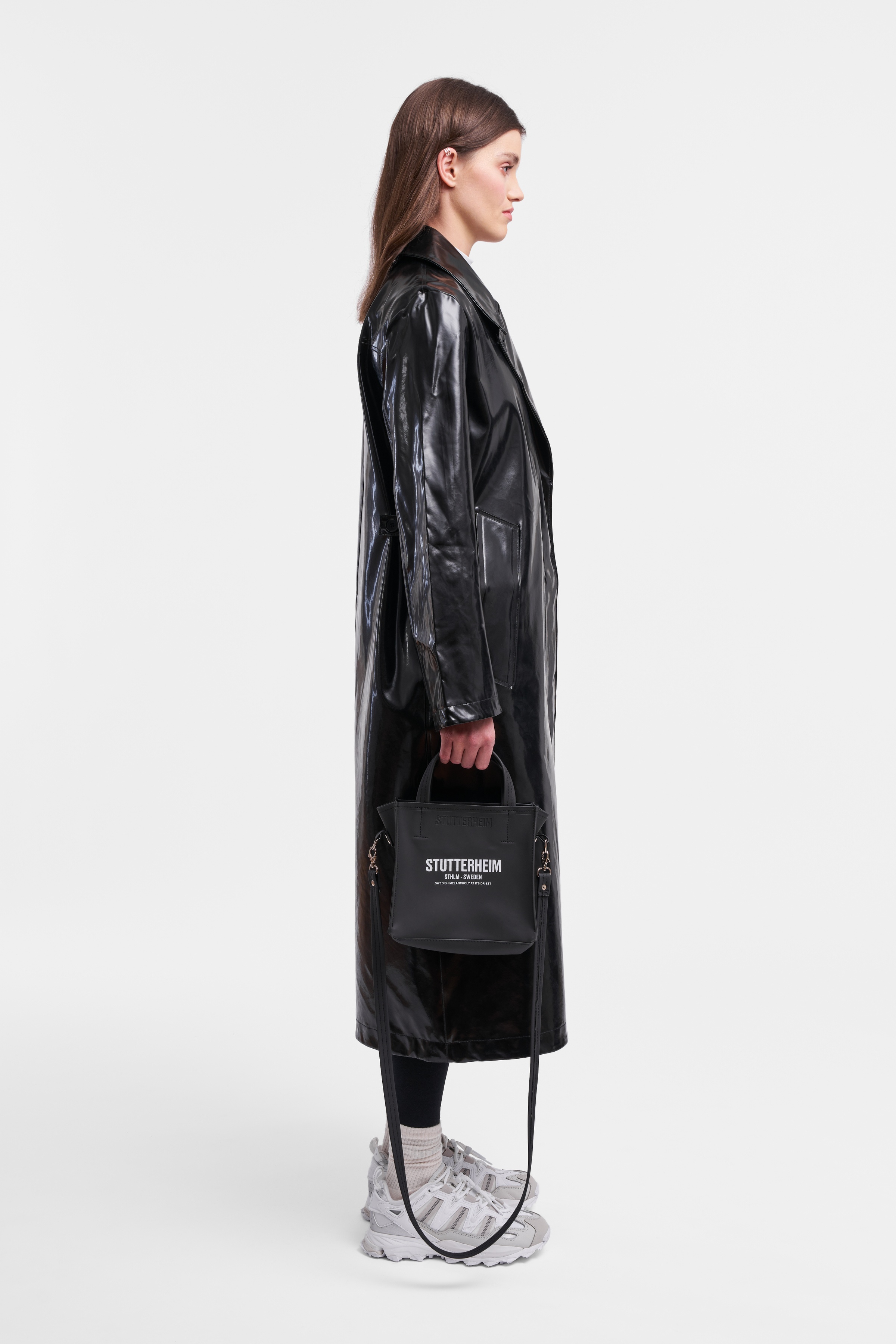 Mayfair Opal Trench Coat Black - 3