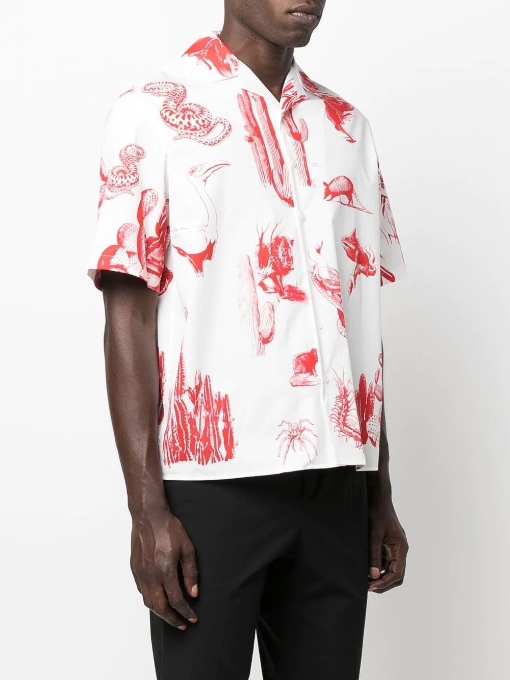 graphic-print short-sleeve shirt - 3