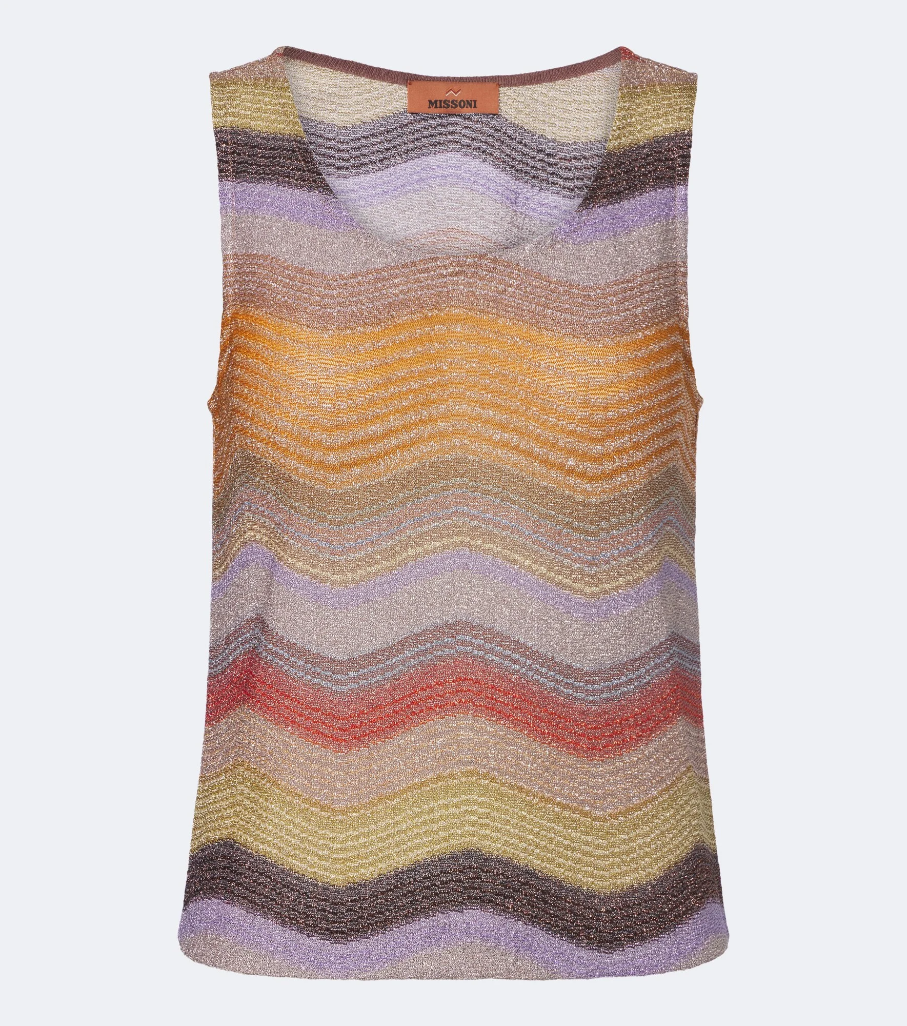 Wave lamé top - 1