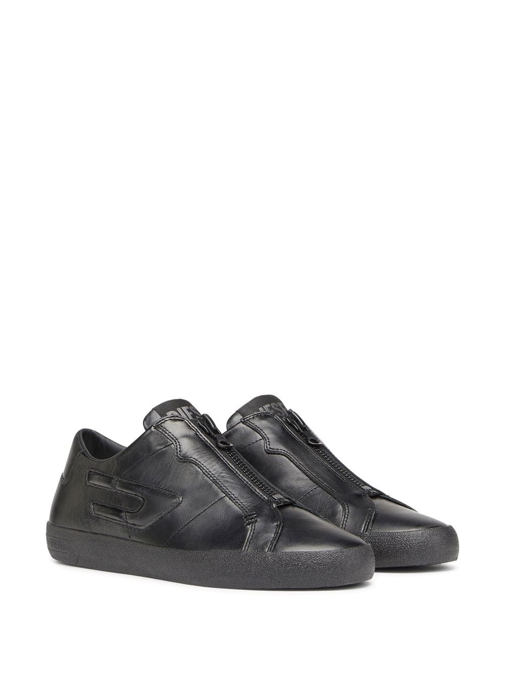 S-Leroji Zip Low leather sneakers - 2