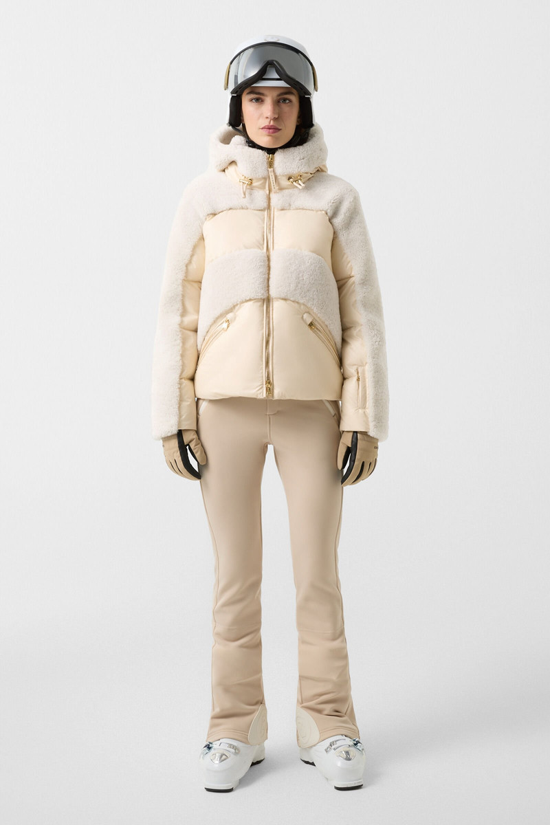 BOGNER Dana down ski jacket in Cream outlook