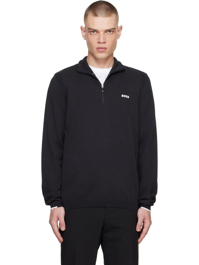 Navy Half-Zip Sweater 1